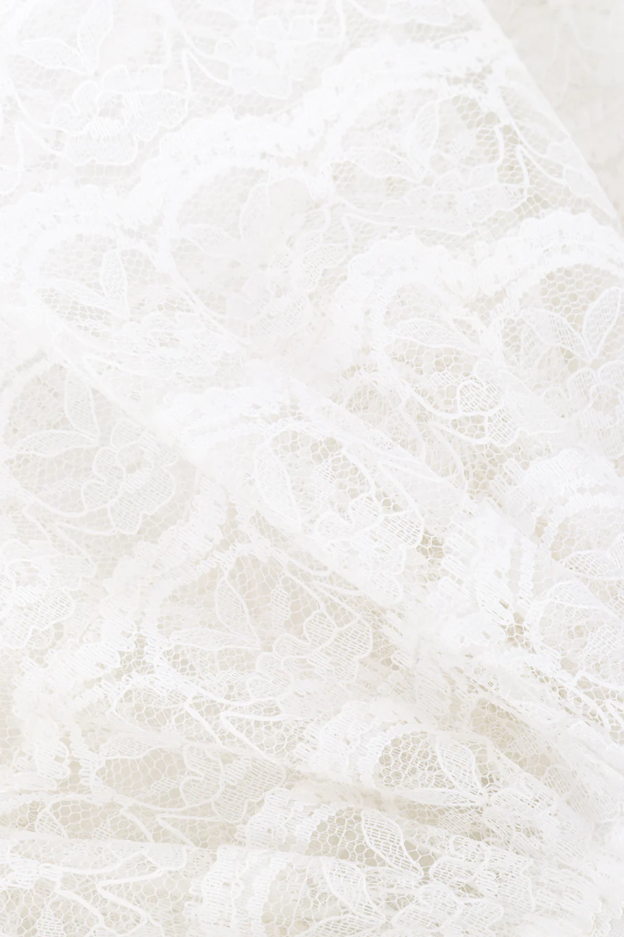 Porcelain Mexican Pintuck Wedding Dress - Image 5