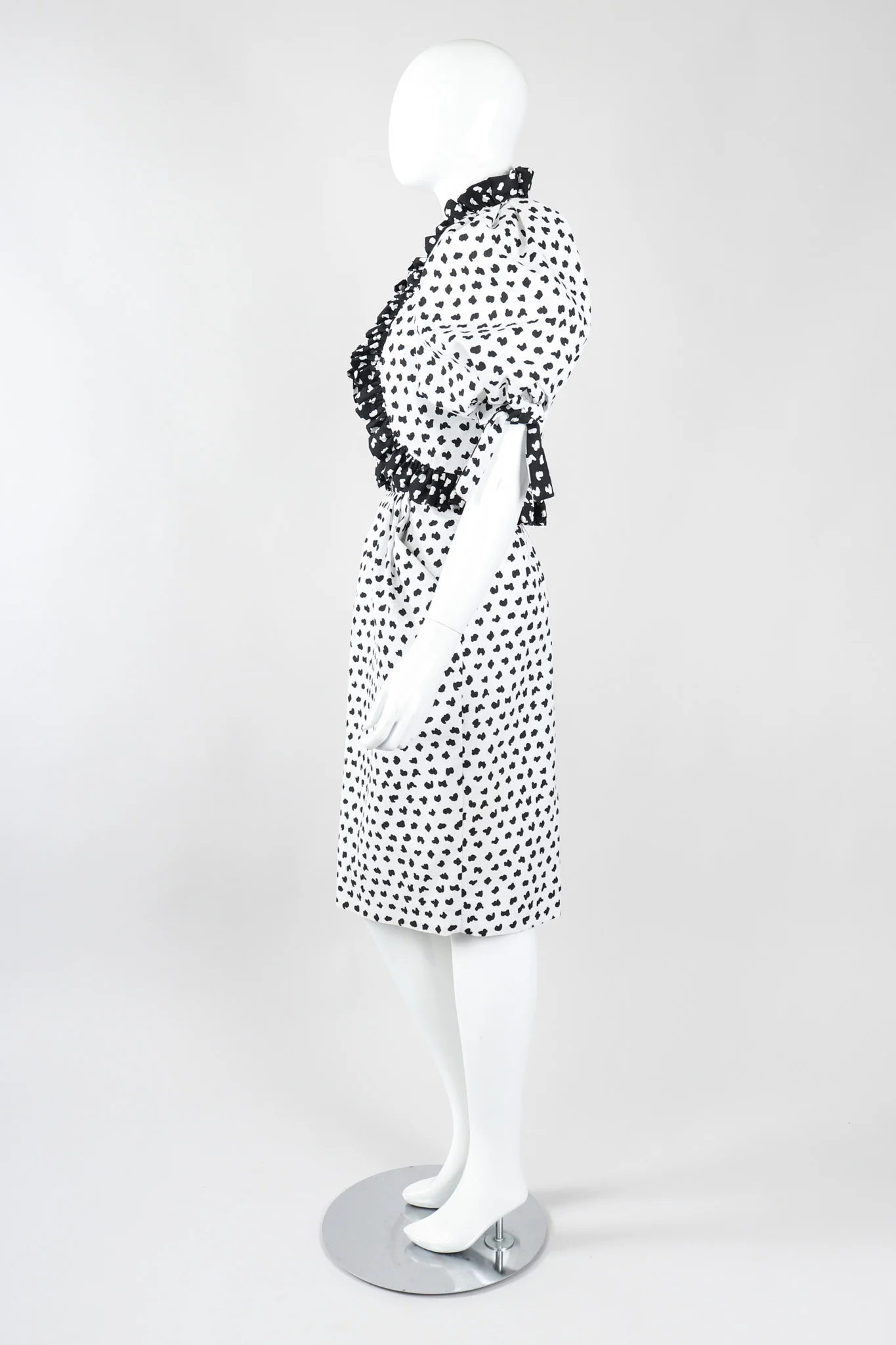 Positive/Negative Splatter Dot Dress Set - Image 4
