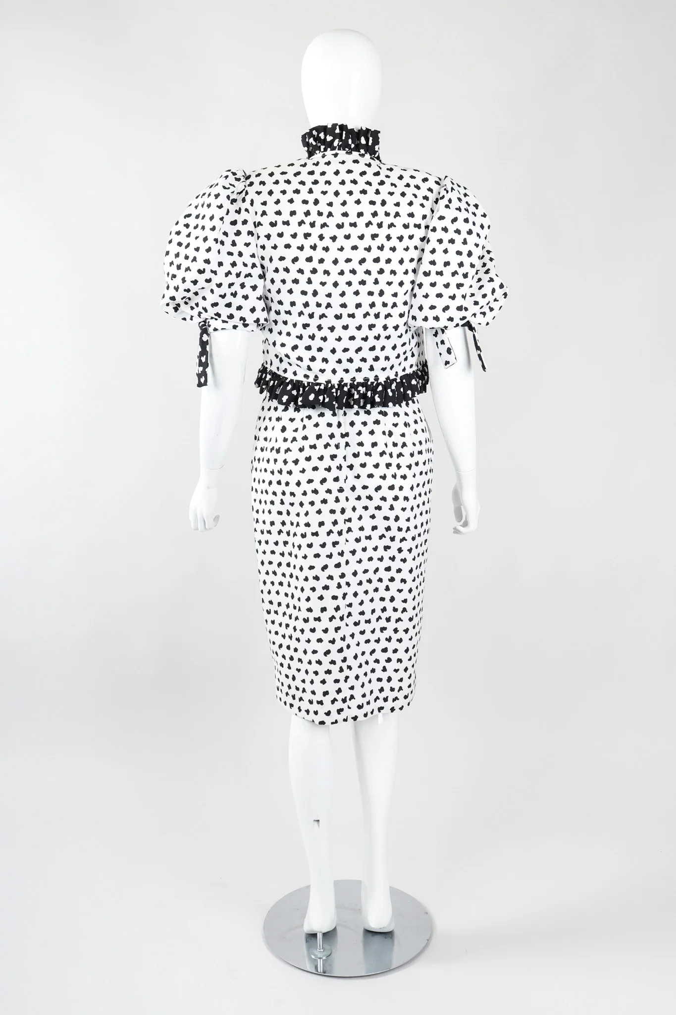 Positive/Negative Splatter Dot Dress Set - Image 6