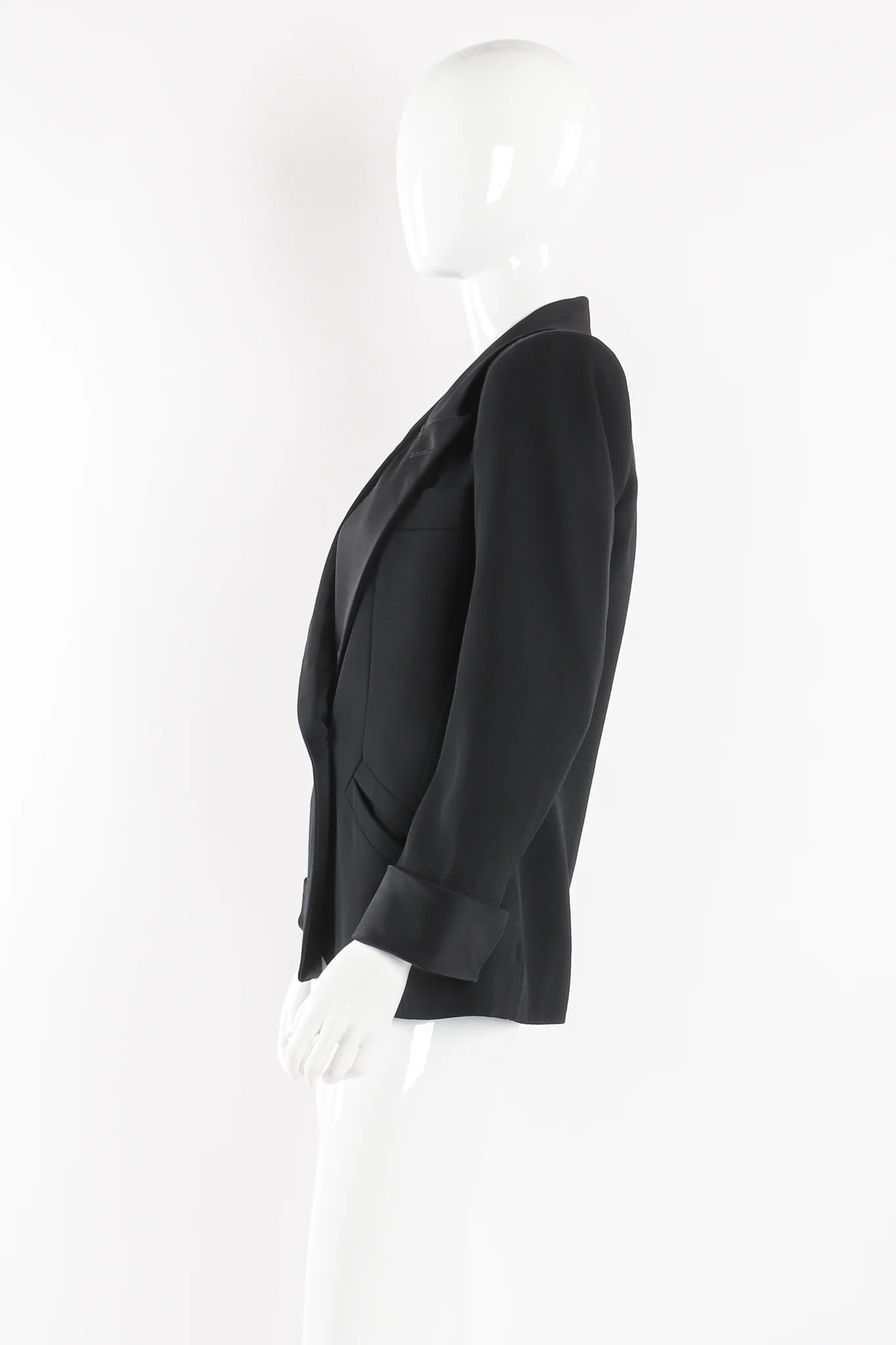 Power Structured Tuxedo Jacket - Image 4