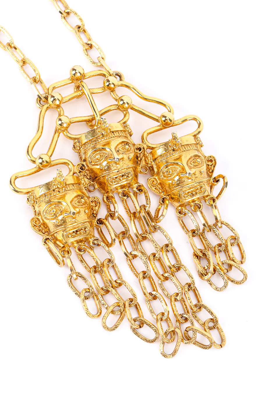 Pre Colombian Mask Necklace - Image 4