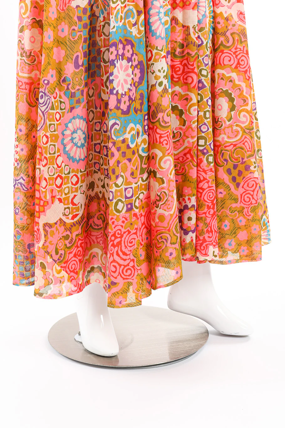 Psychedelic Maxi Dress With Shawl - Image 6