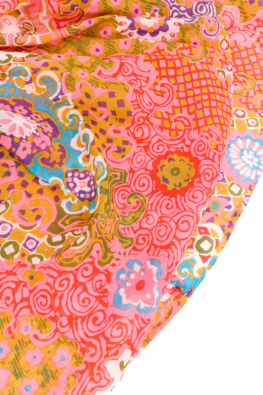 Psychedelic Maxi Dress With Shawl - Image 8