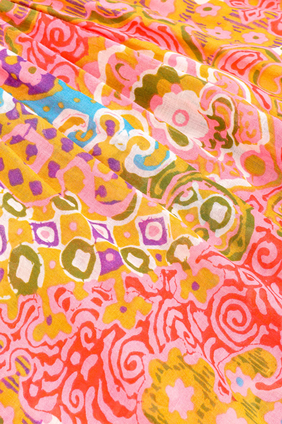 Psychedelic Maxi Dress With Shawl - Image 9