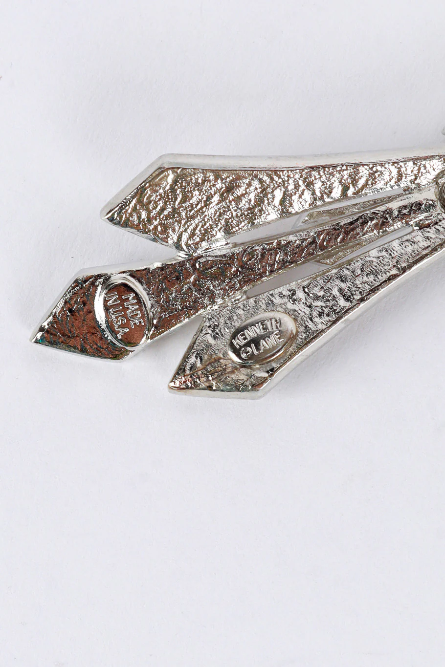 Pteruges Rhinestone Drop Earrings - Image 5