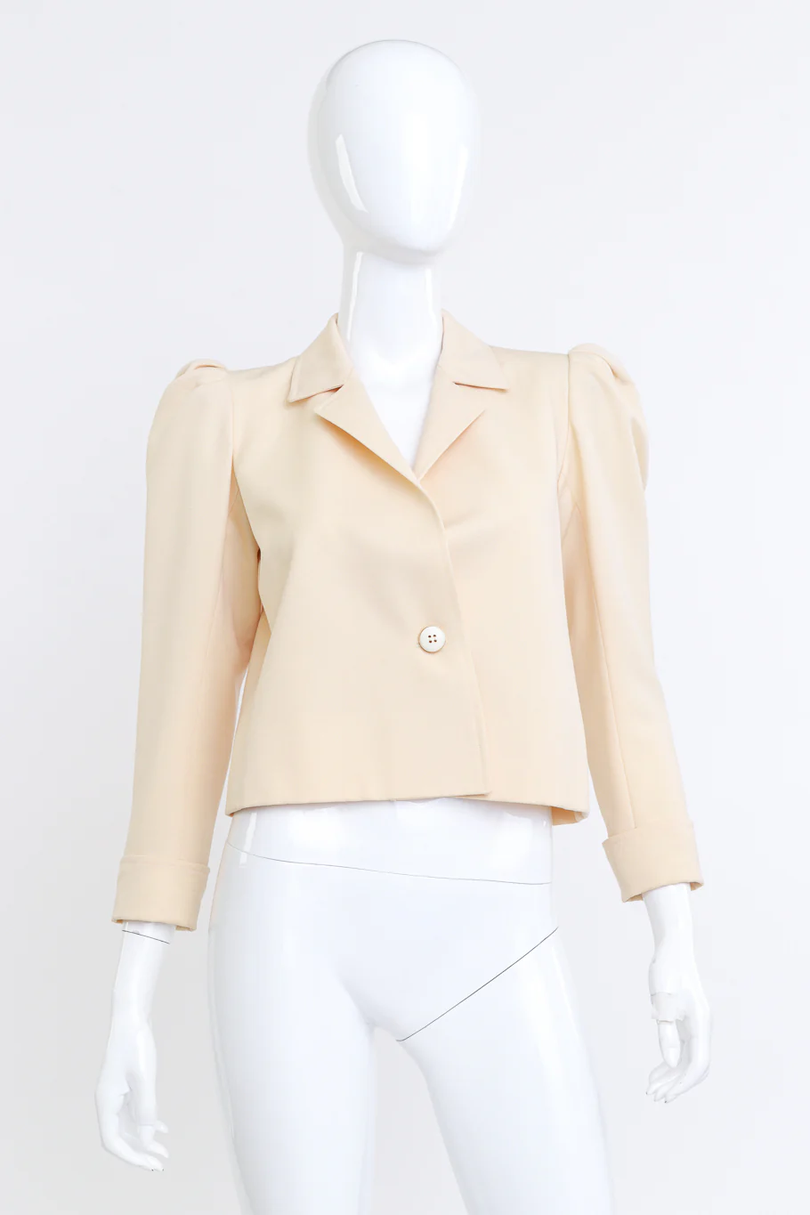 Puff Sleeve Cropped Jacket