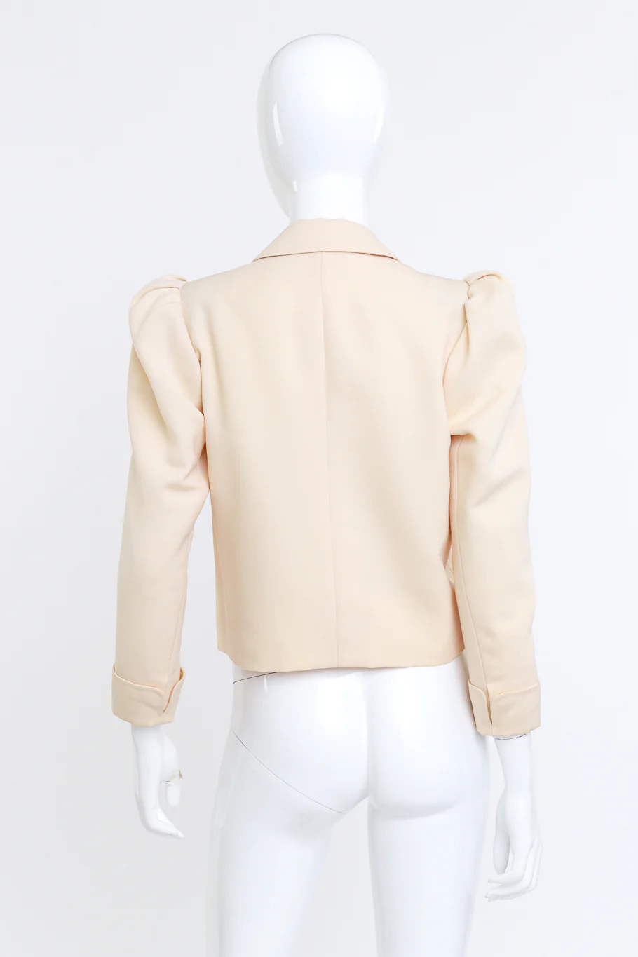 Puff Sleeve Cropped Jacket - Image 3