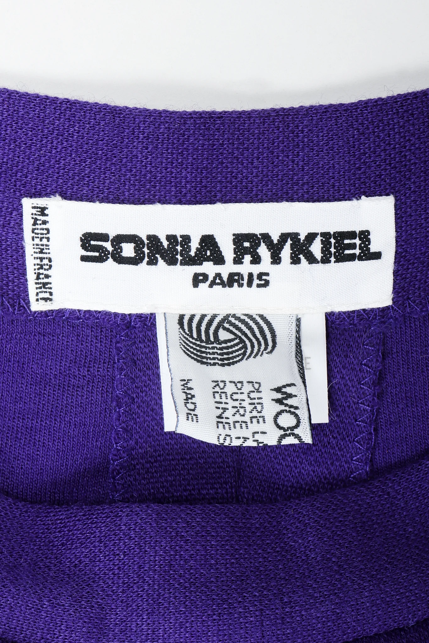Purple Knit Inverted Pleat Pant - Image 8