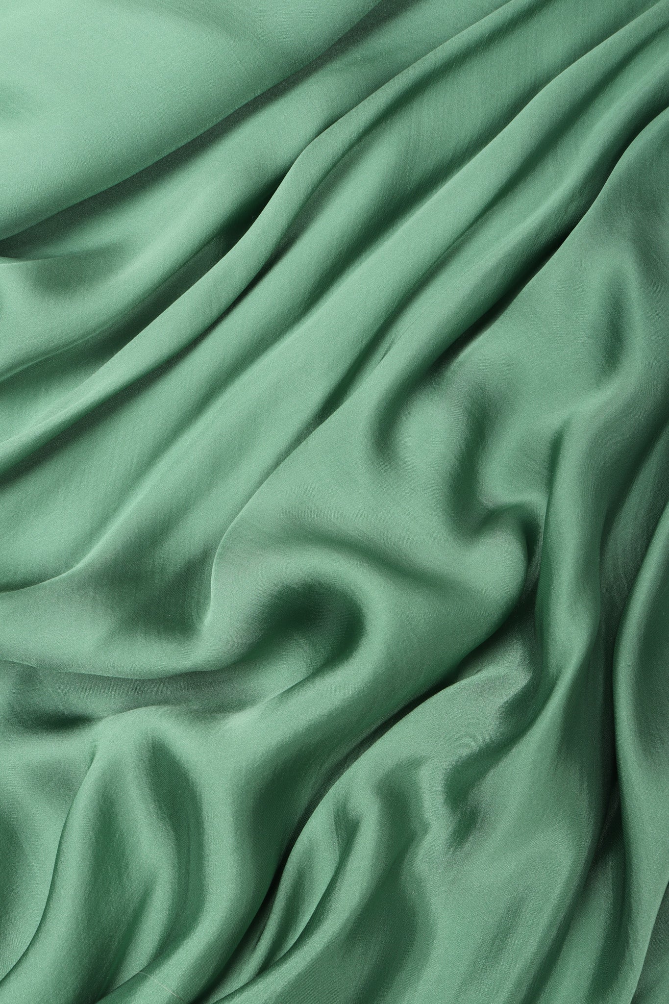 One-Shoulder Draped Silk Gown - Image 11
