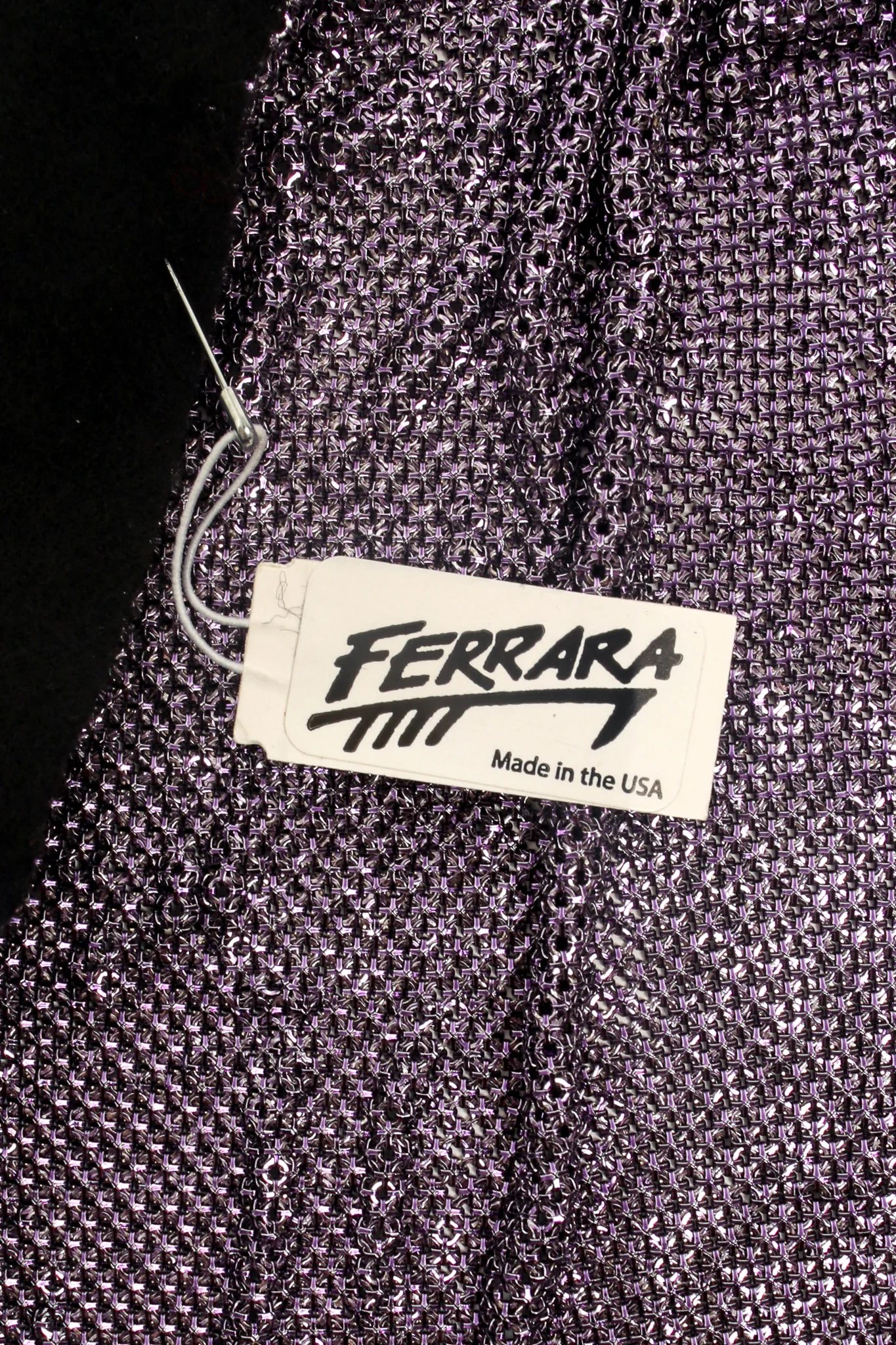 Glossy Purple Metal Mesh Halter - Image 8