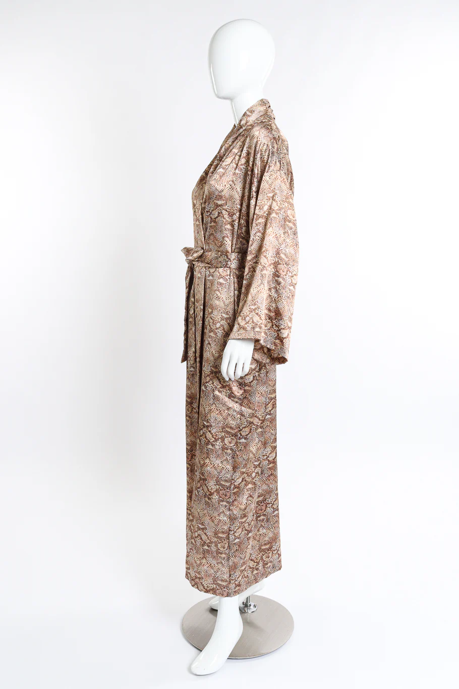 Python Print Satin Robe - Image 2