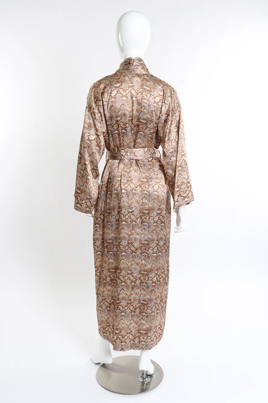 Python Print Satin Robe - Image 3