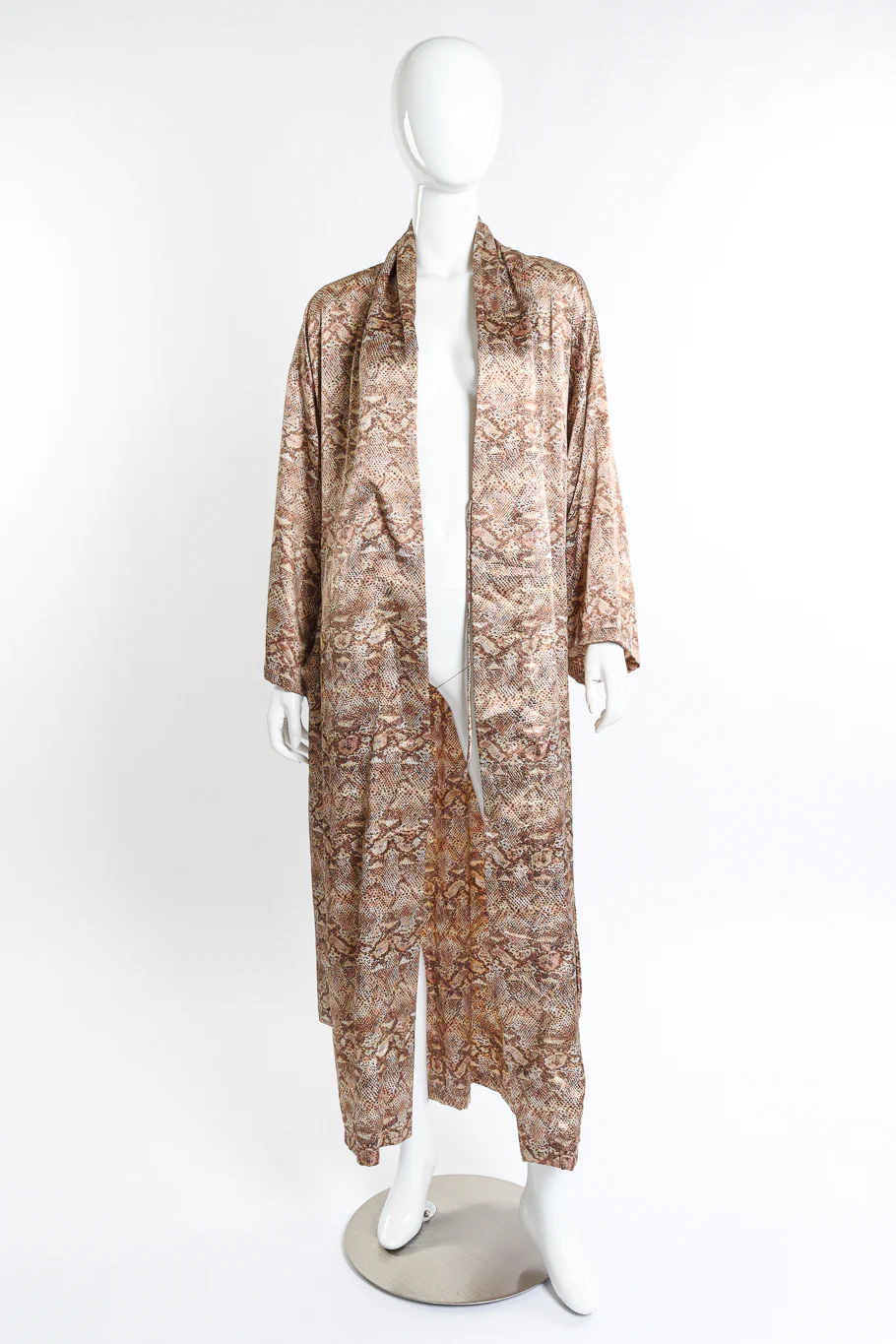 Python Print Satin Robe - Image 4