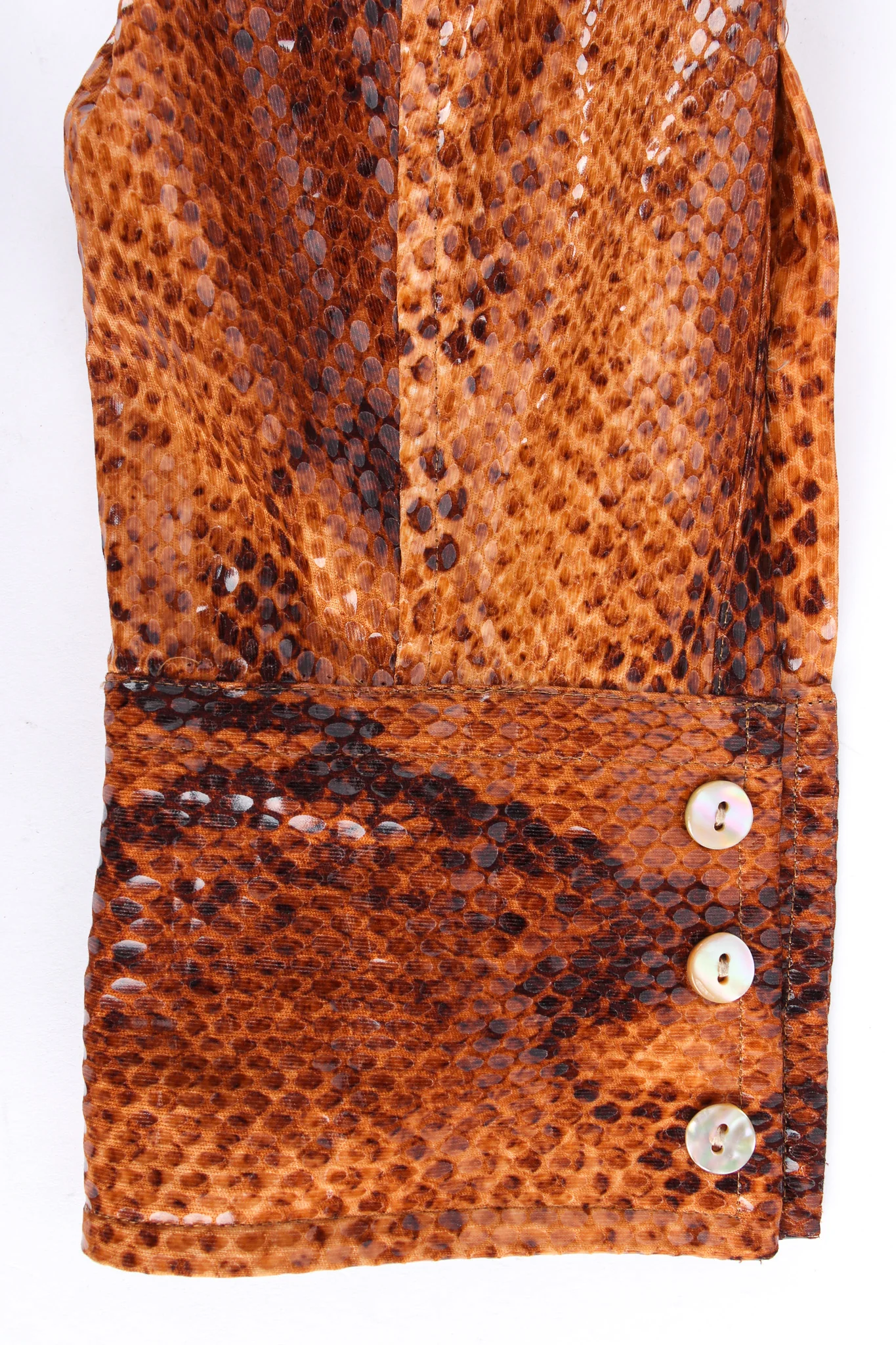 Python Snake Print Blouse - Image 6