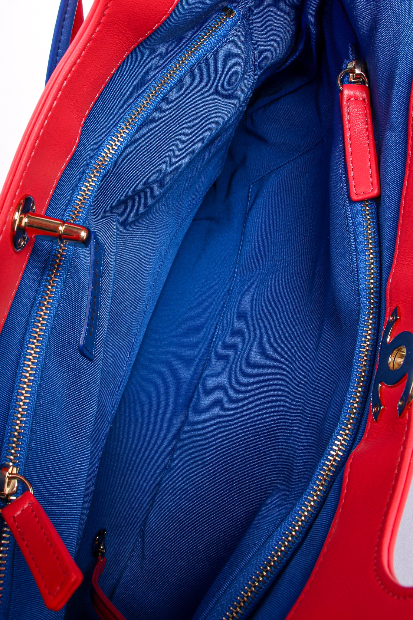 2018 A/W Quilted Colorblock Clutch Tote - Image 15