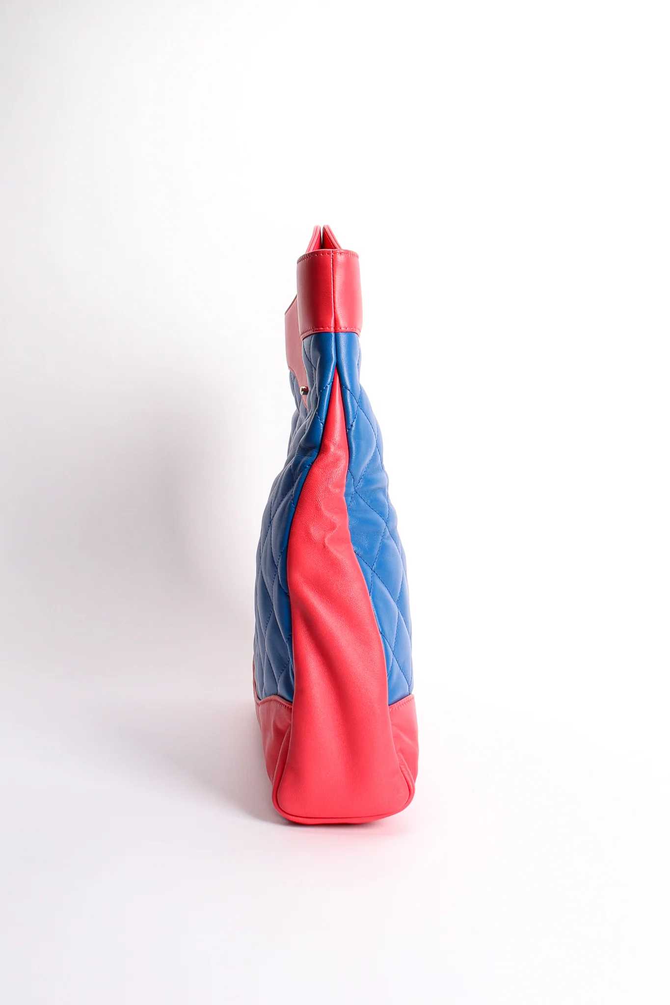 2018 A/W Quilted Colorblock Clutch Tote - Image 9