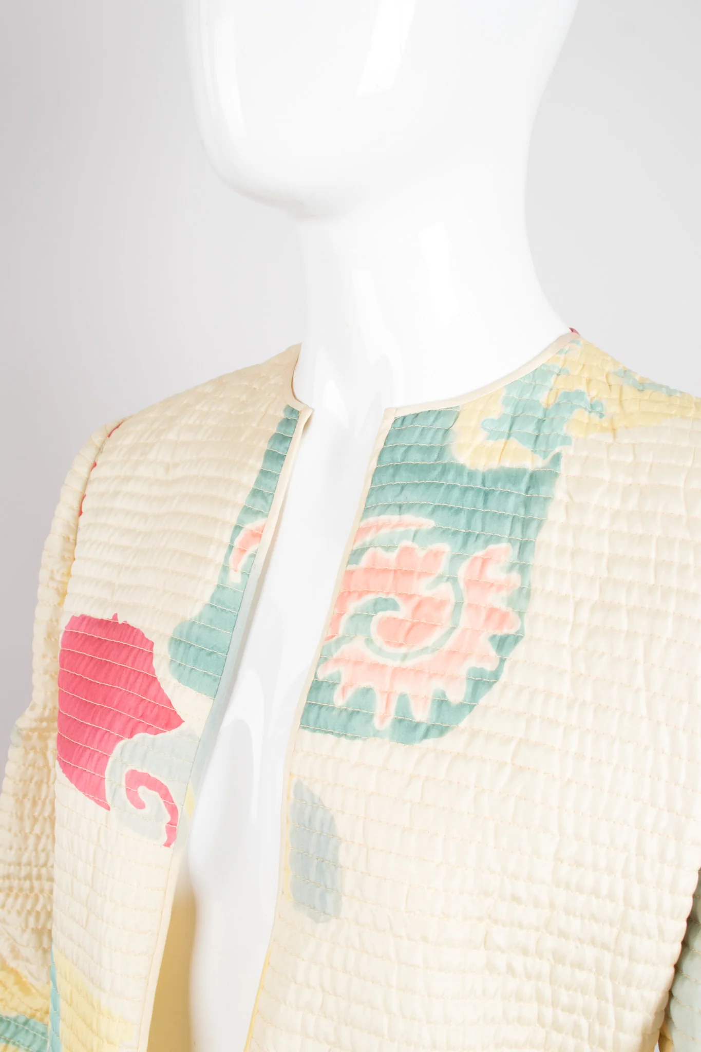 Quilted Folk Art Coat - Image 8
