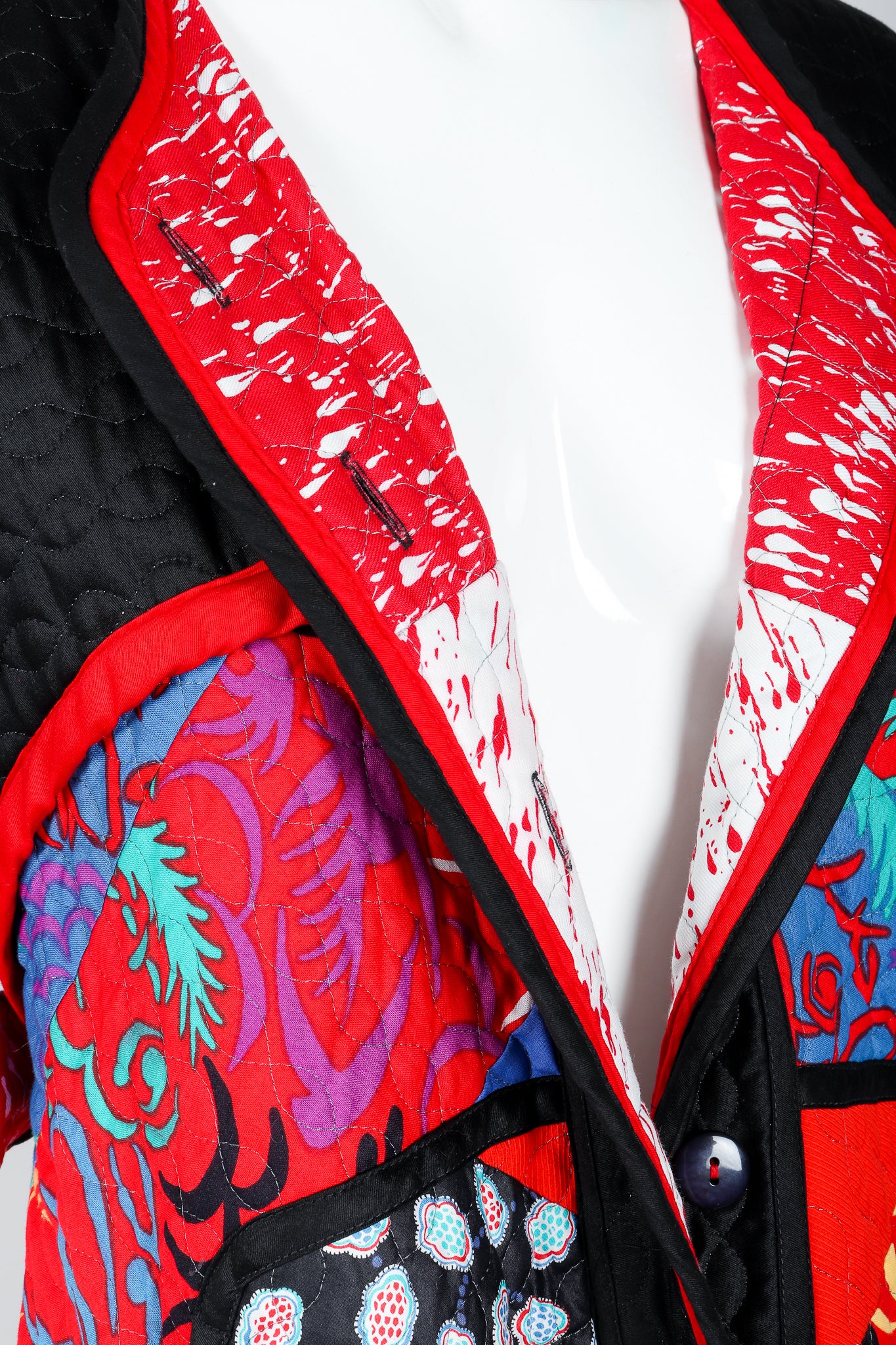 Quilted Folk Patchwork Duster - Image 9