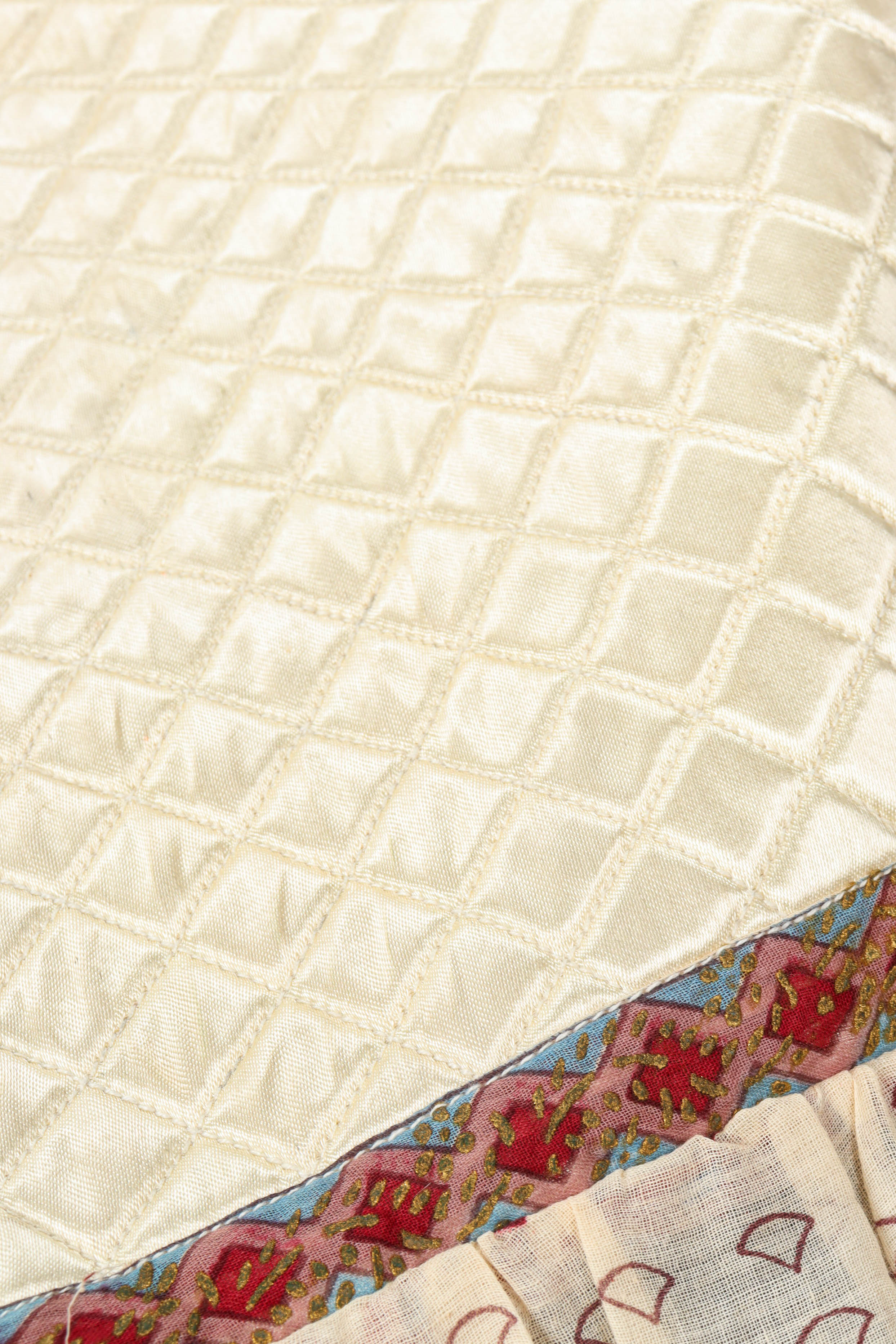 Quilted Shapes Print Sheer Dress - Image 6