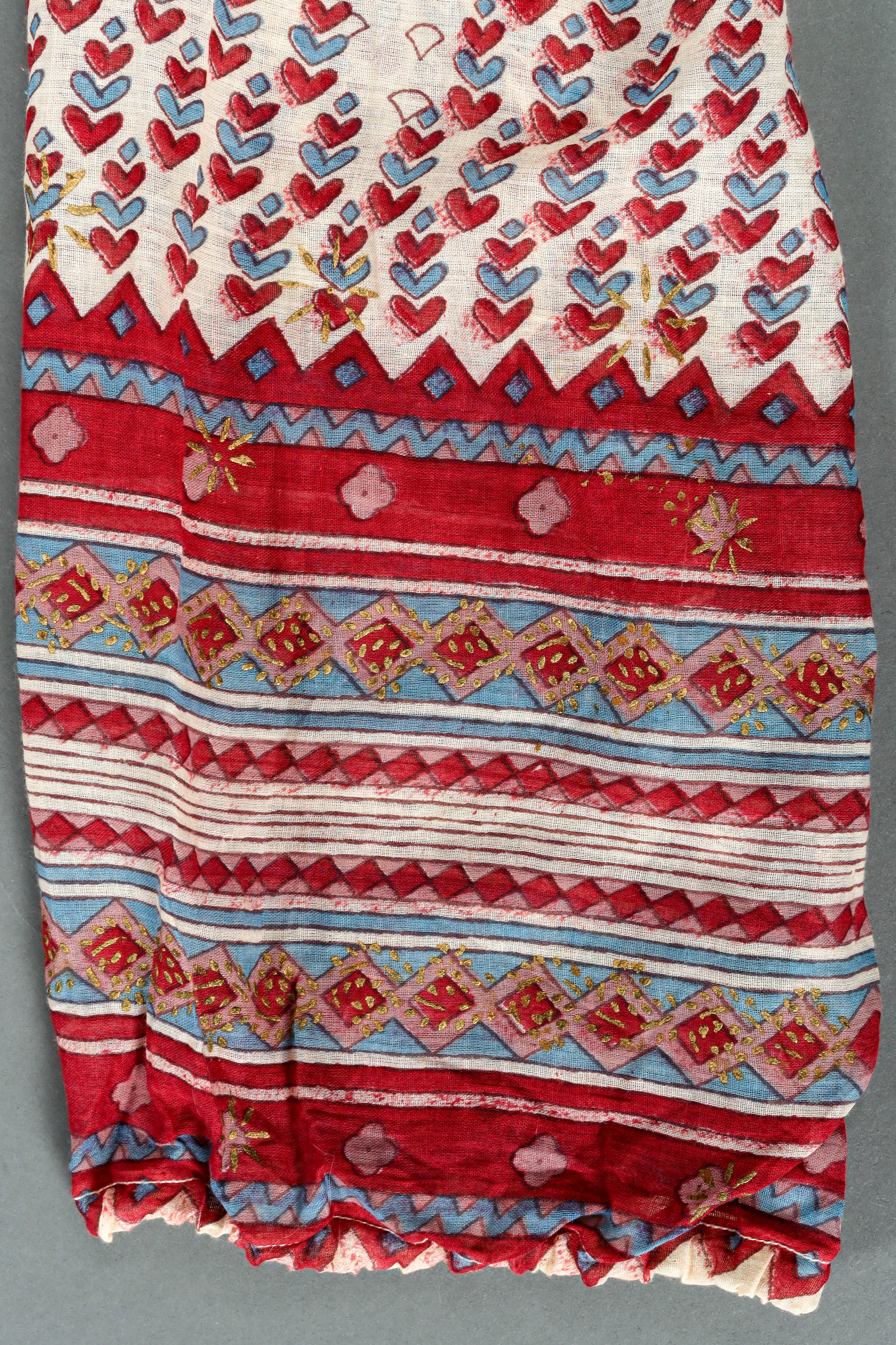 Quilted Shapes Print Sheer Dress - Image 8