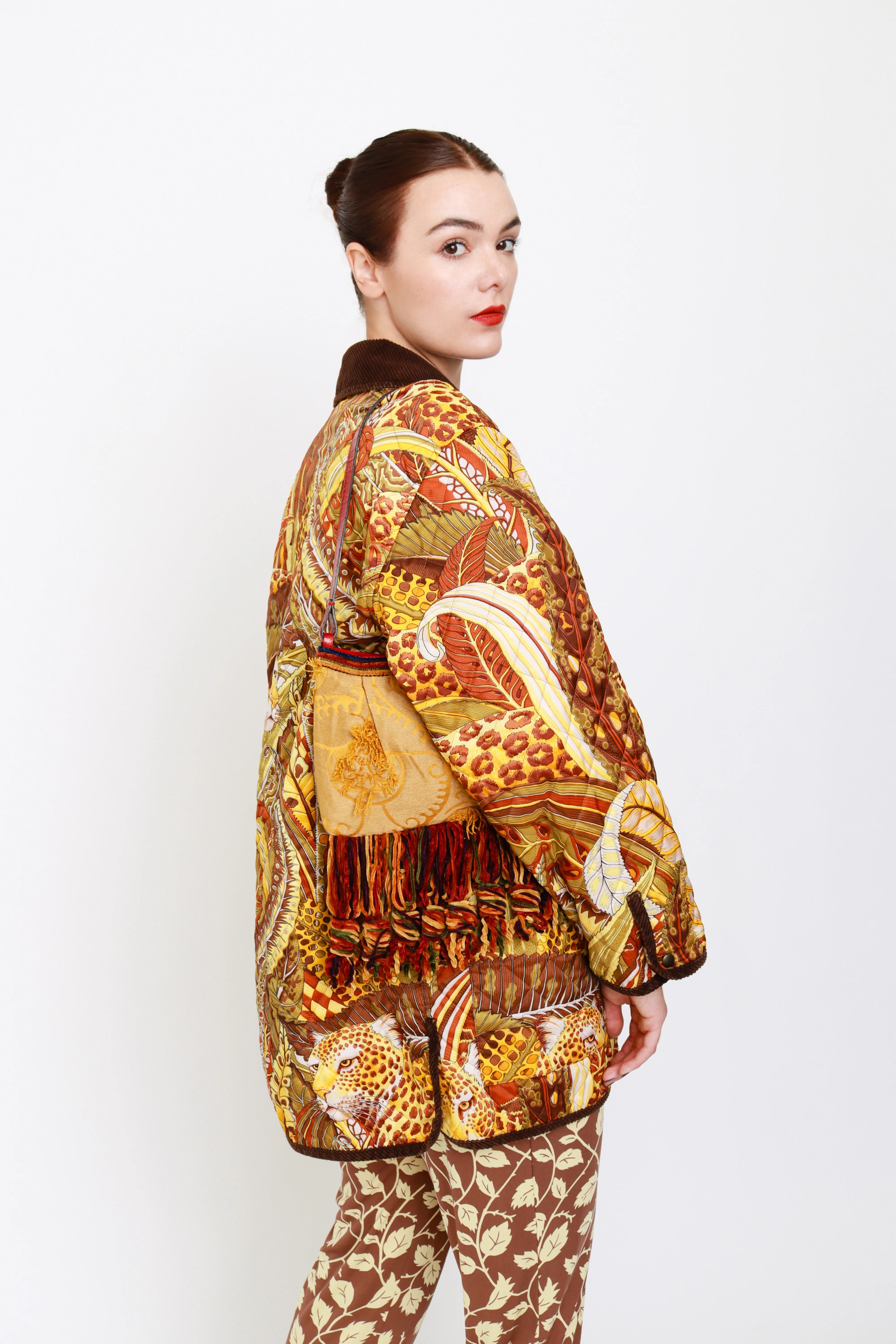 Quilted Jungle Leopard Jacket - Image 2