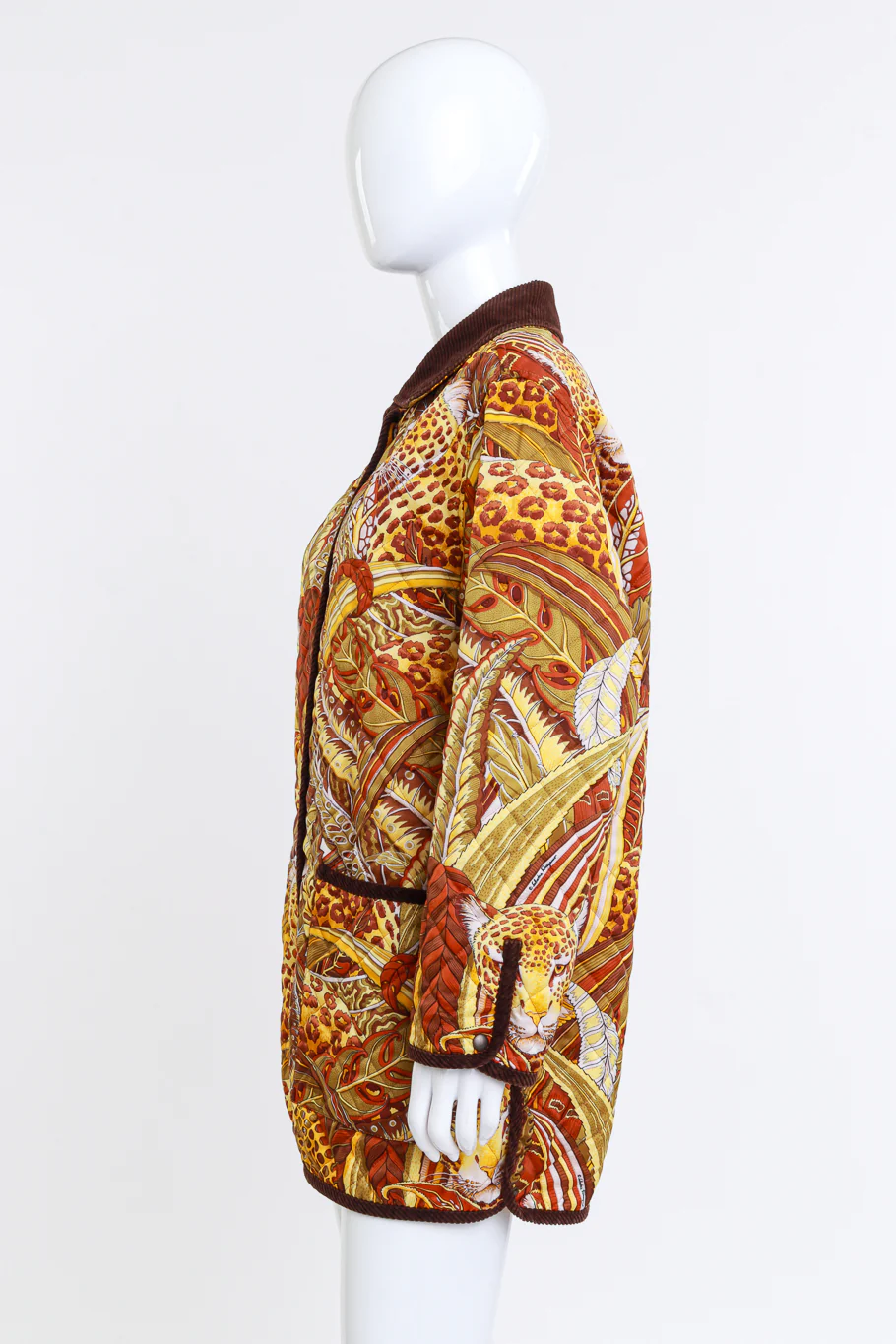 Quilted Jungle Leopard Jacket - Image 3