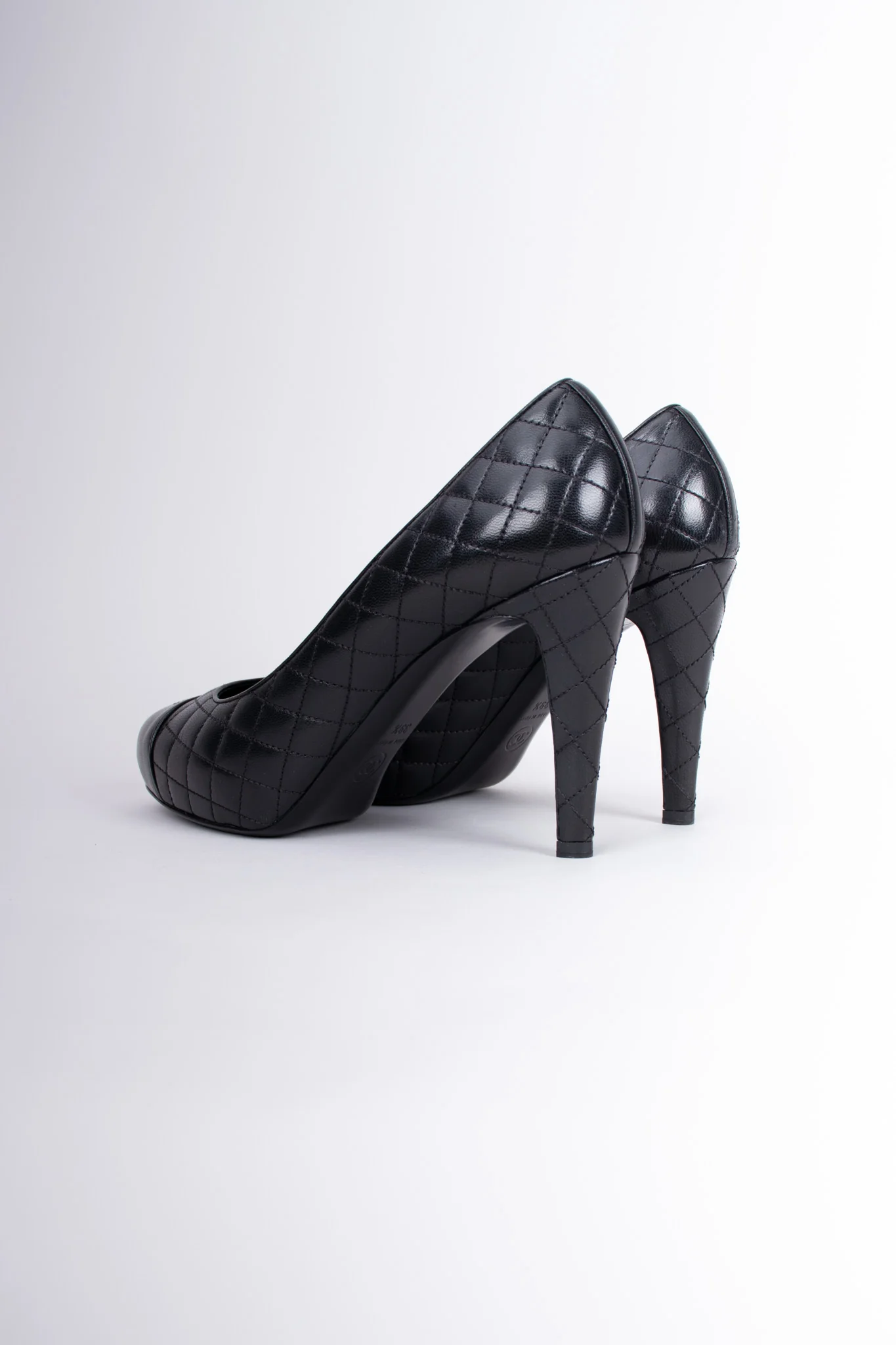 Quilted Lambskin Heels - Image 7