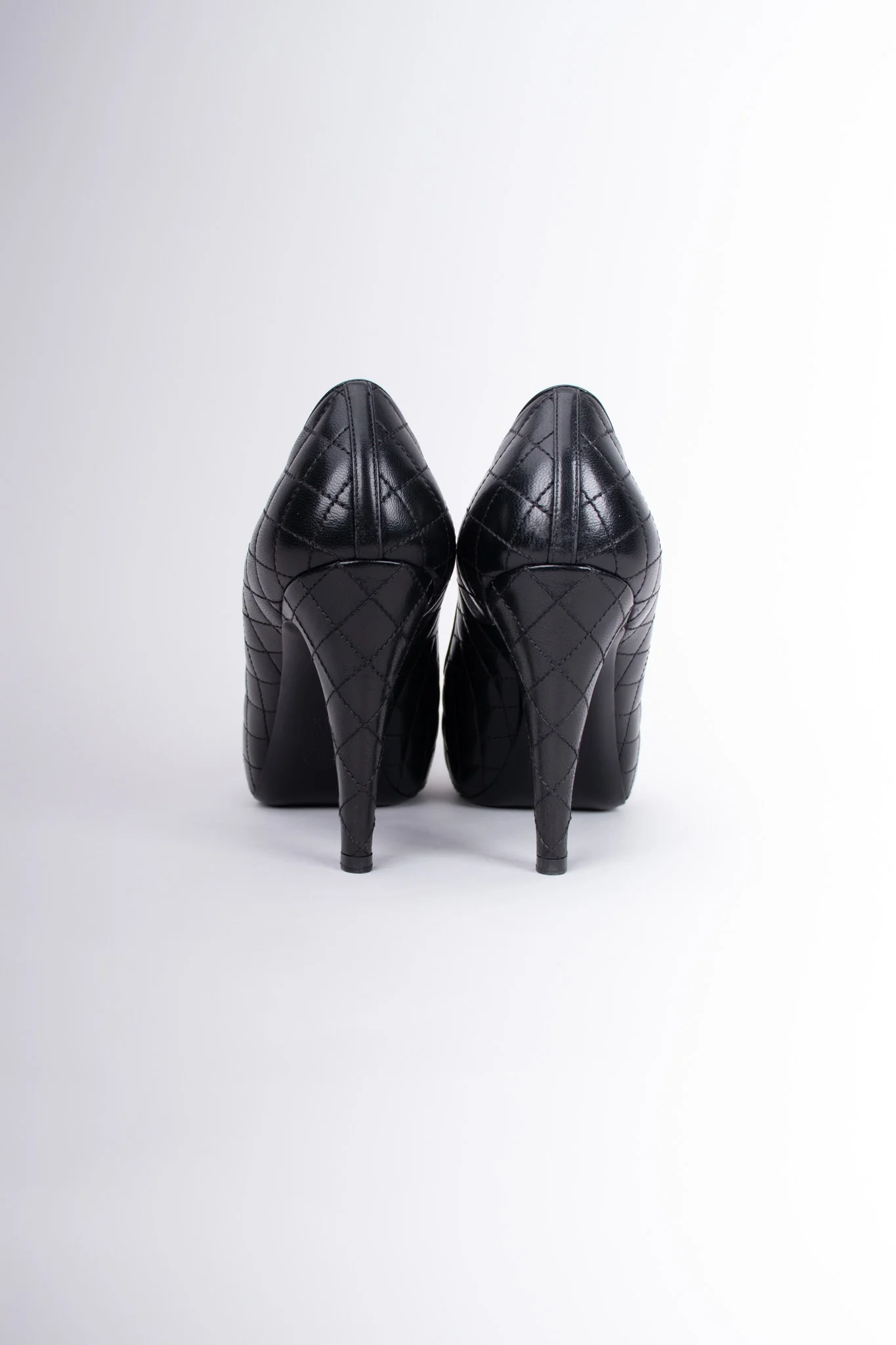 Quilted Lambskin Heels - Image 8