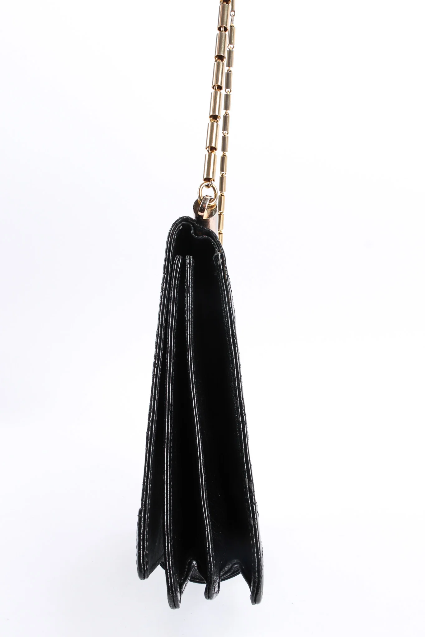 Quilted Leather Envelope Clutch - Image 5