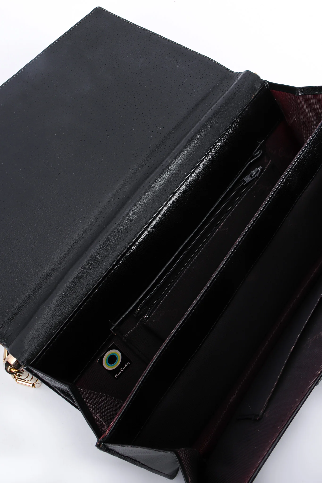 Quilted Leather Envelope Clutch - Image 9