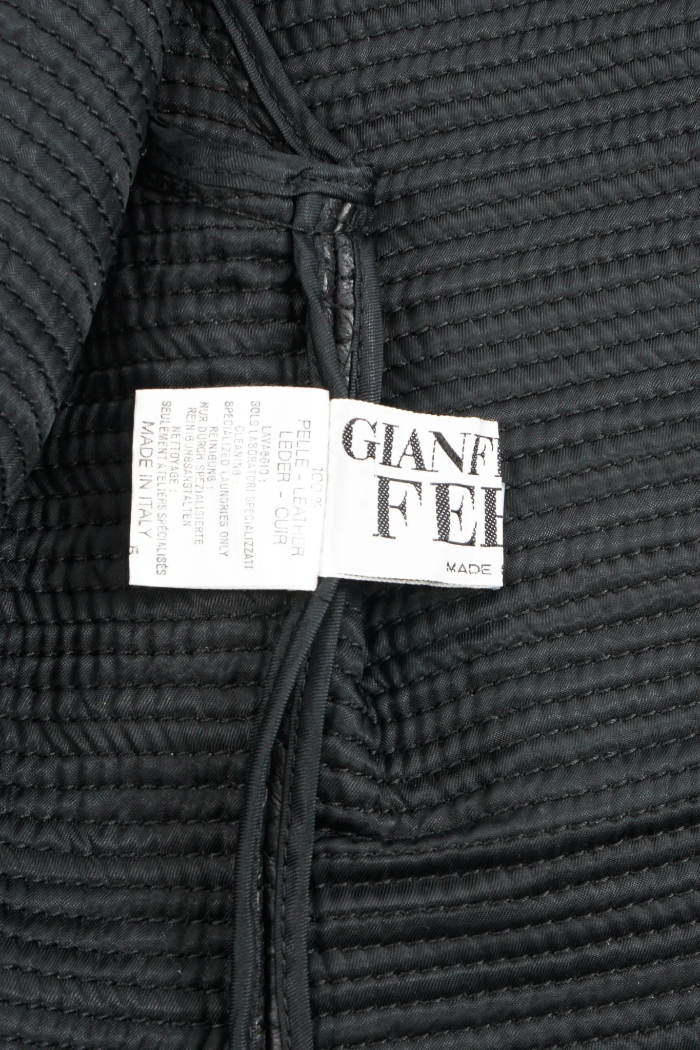 Quilted Leather Lace Jacket - Image 15
