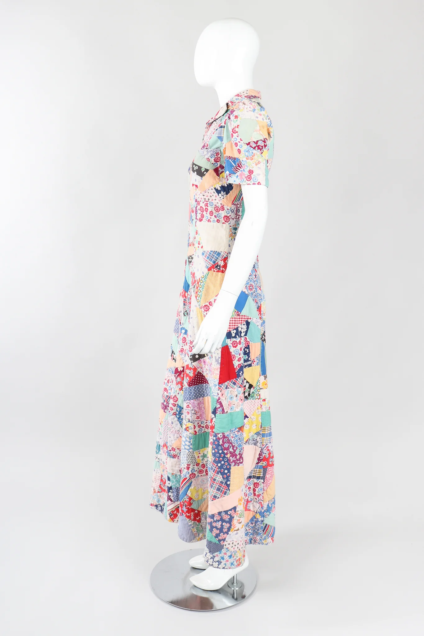 Quilted Patchwork Dress - Image 6
