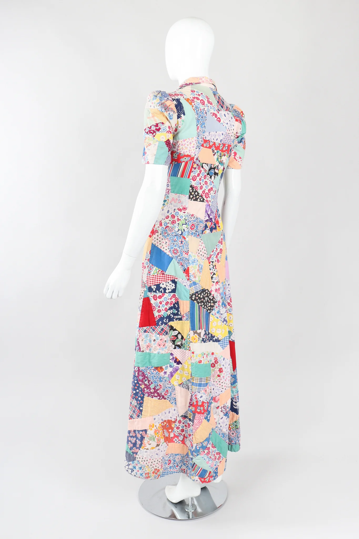 Quilted Patchwork Dress - Image 7