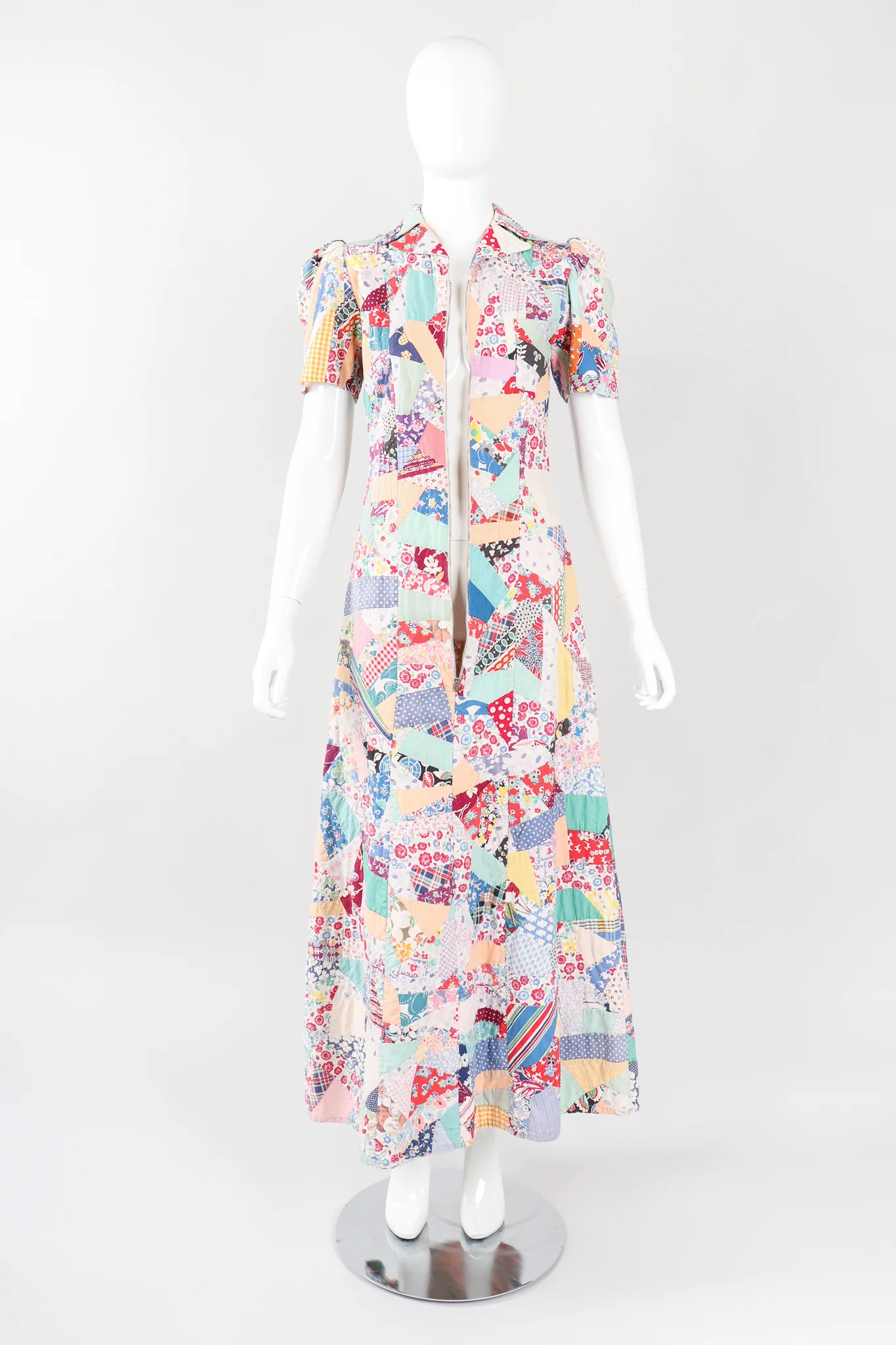 Quilted Patchwork Dress - Image 9