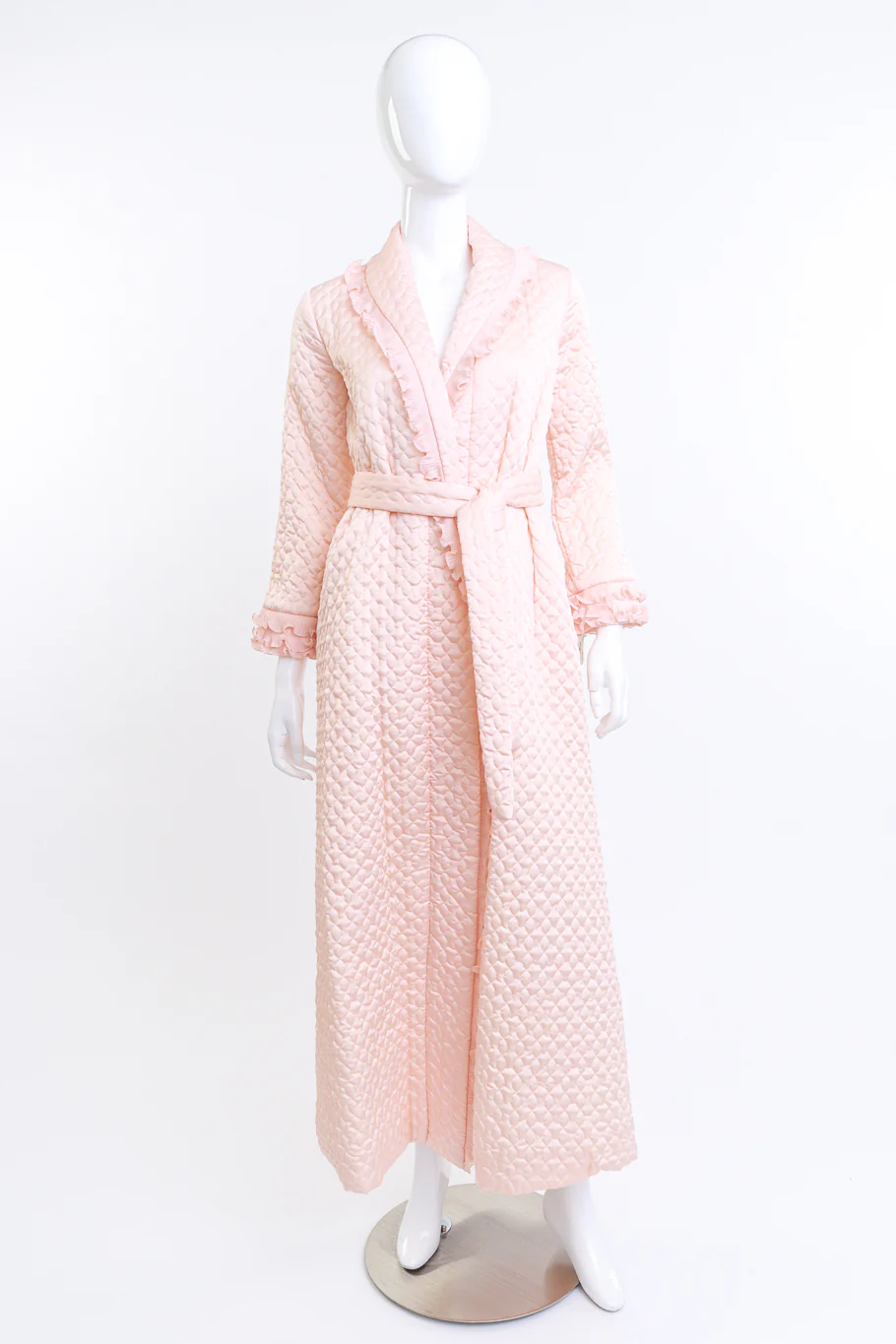 Quilted Satin Robe