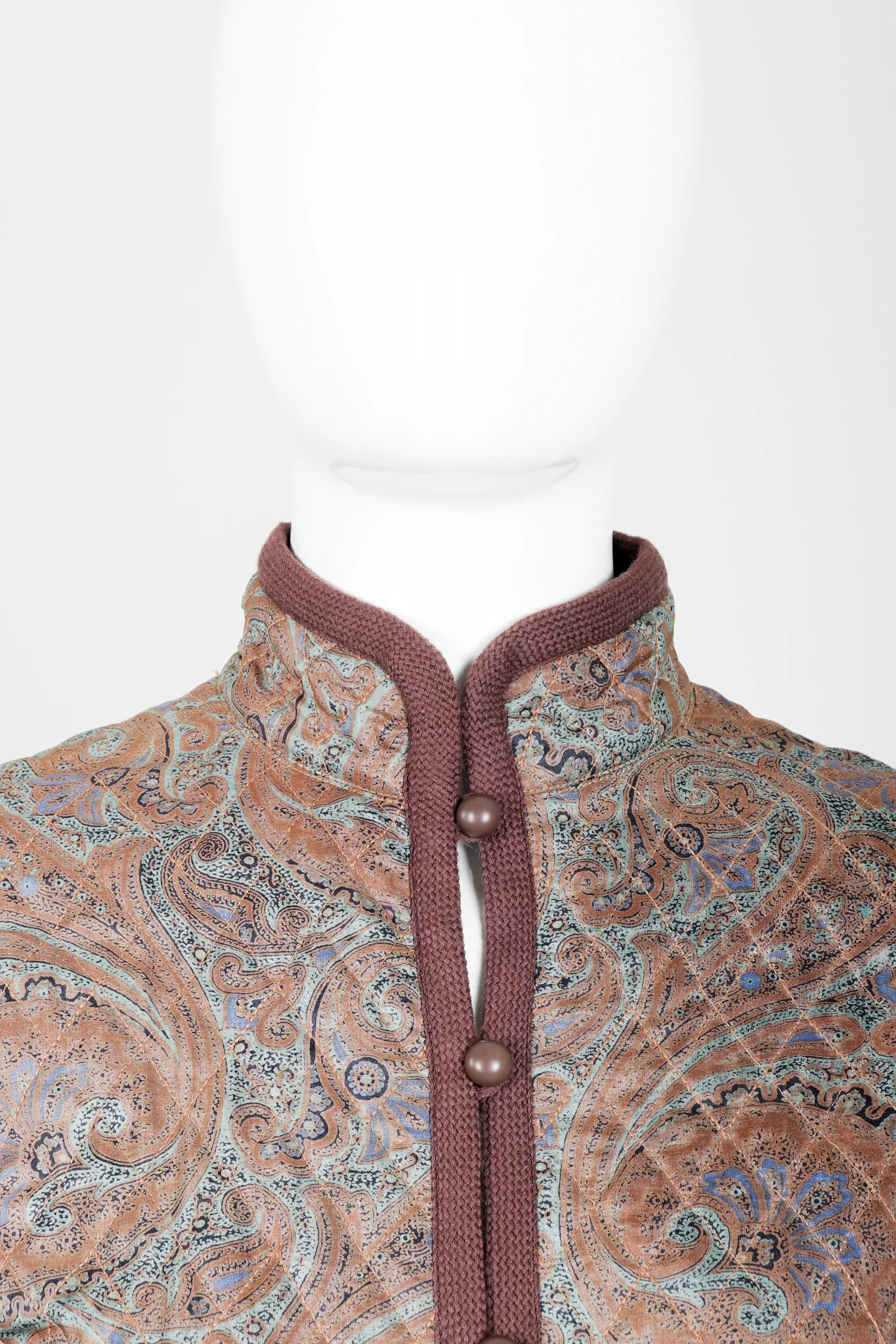 Quilted Silk Paisley Jacket - Image 4
