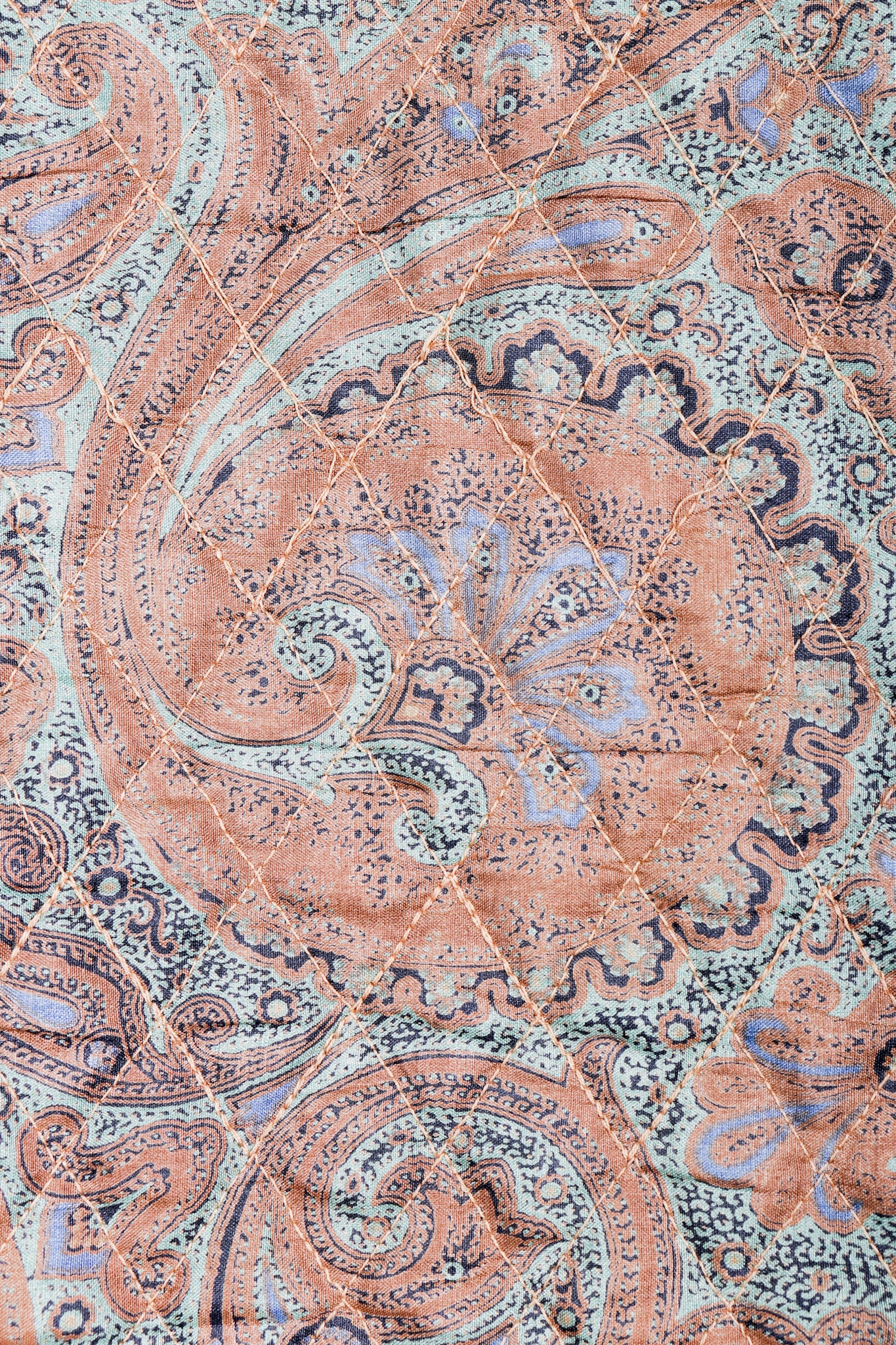Quilted Silk Paisley Jacket - Image 9