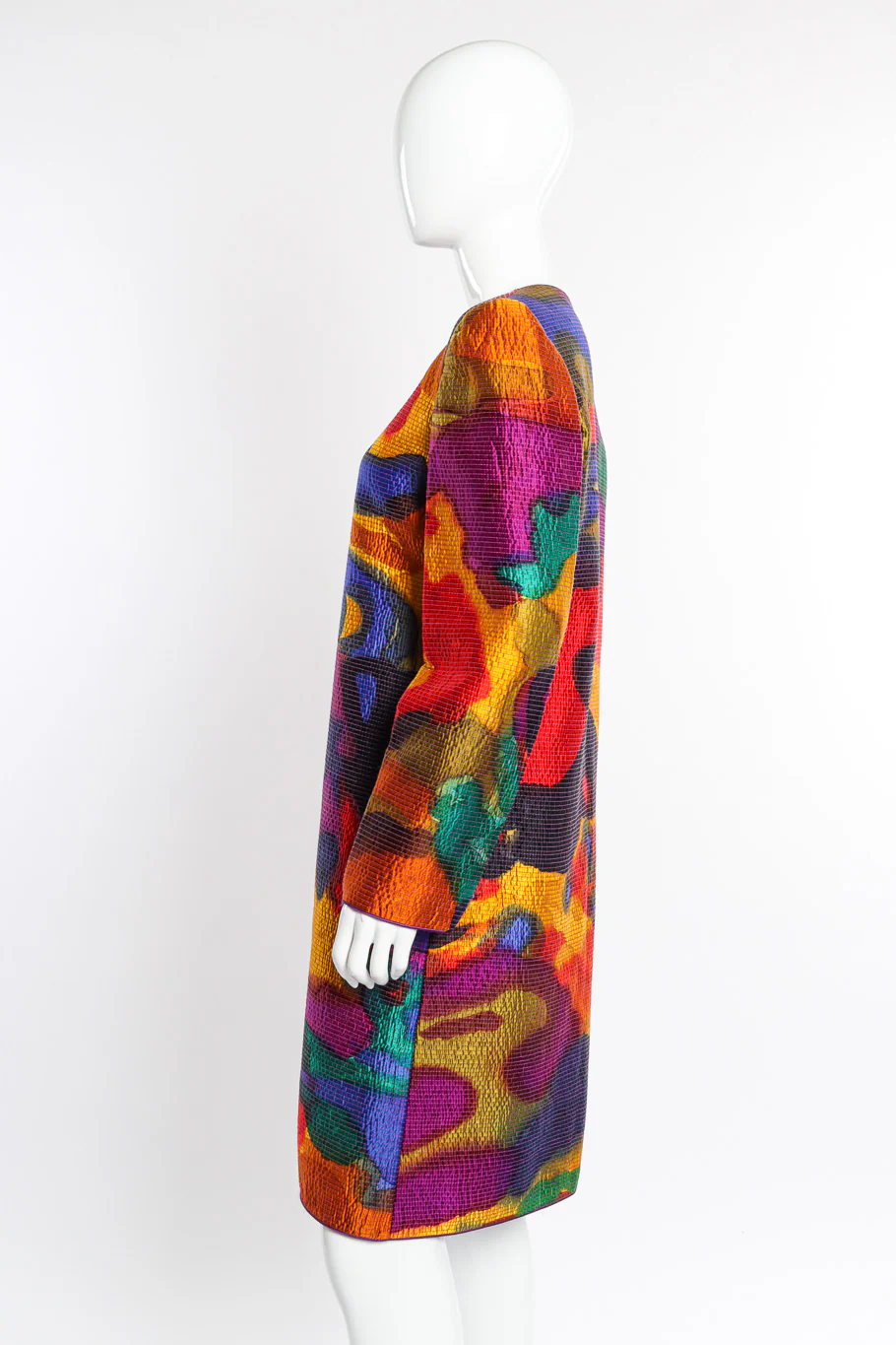 Quilted Silk Splotch Jacket - Image 2