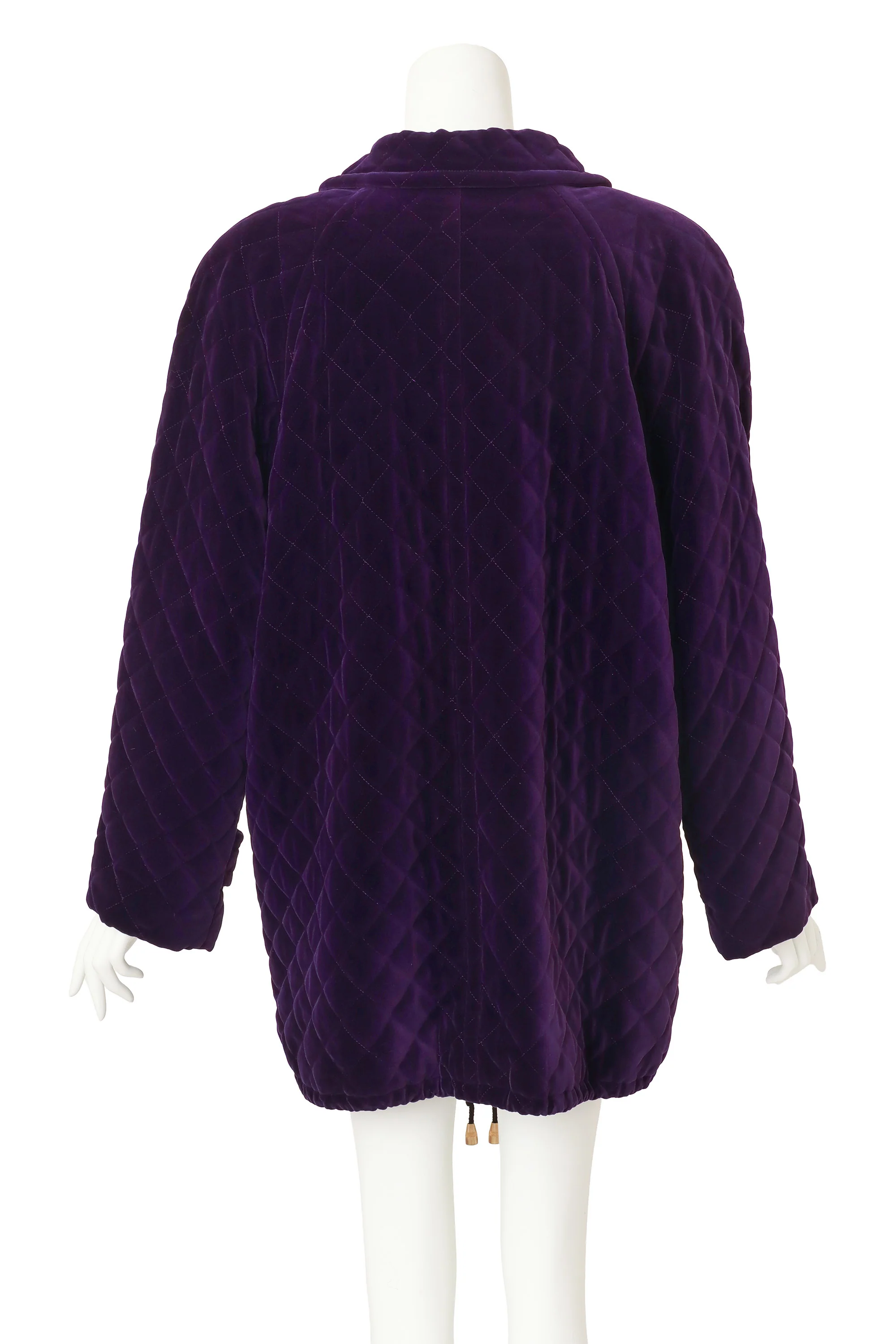 Quilted Velvet Puff Jacket - Image 5