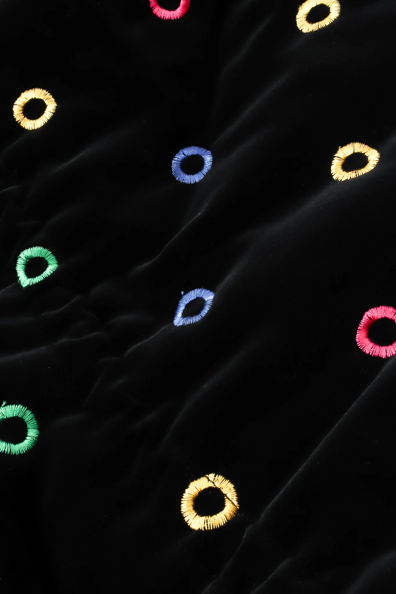 Quilted Velvet Rainbow Ring Parka - Image 7