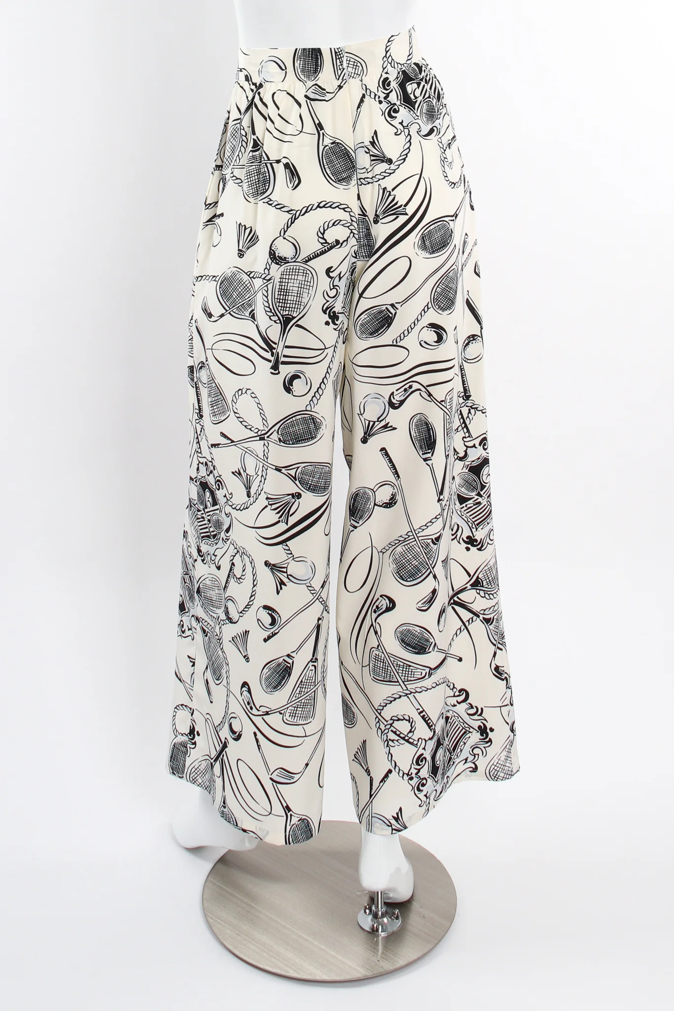 Club Sport Print Silk Pant - Image 8