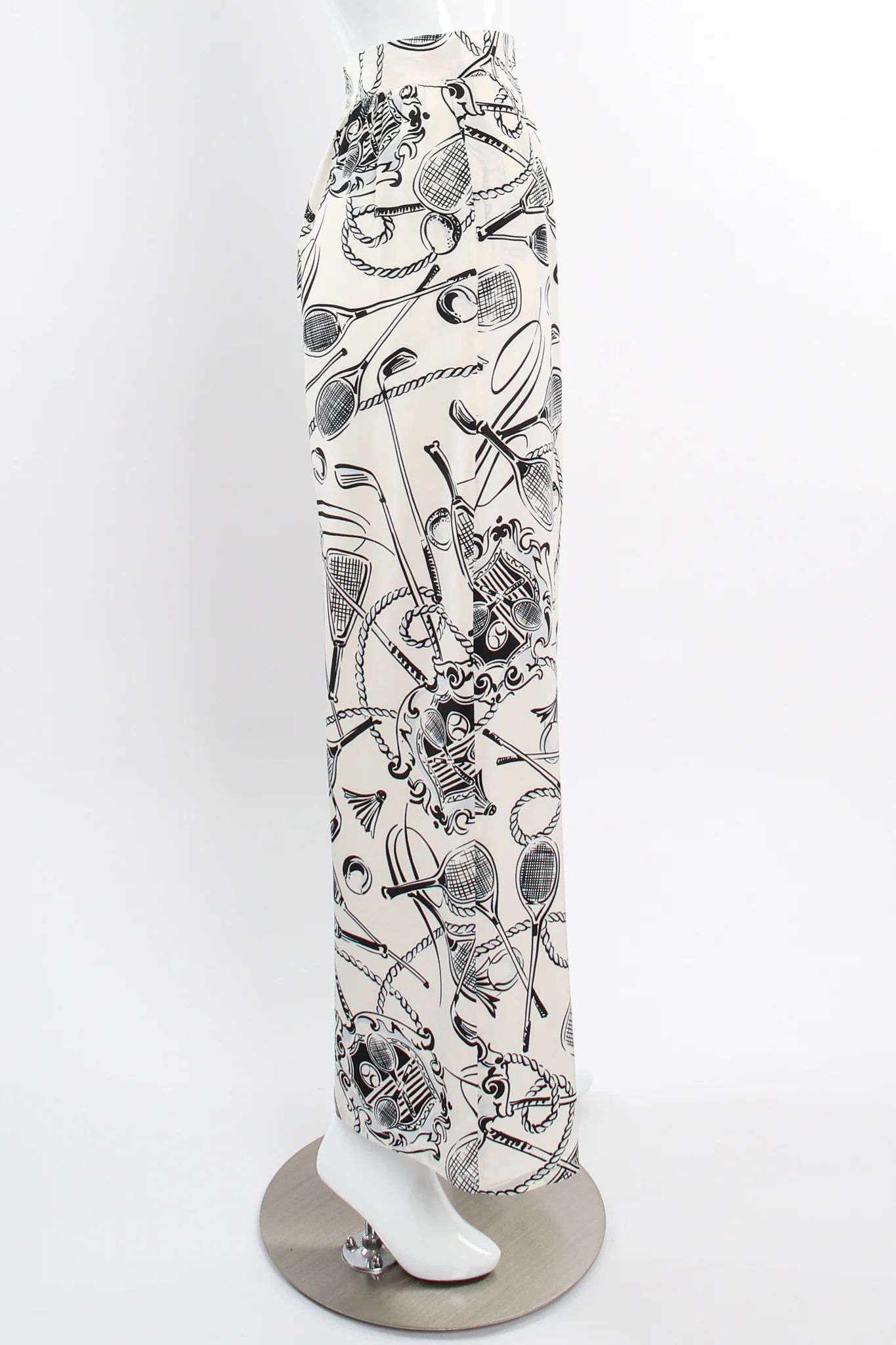 Club Sport Print Silk Pant - Image 9