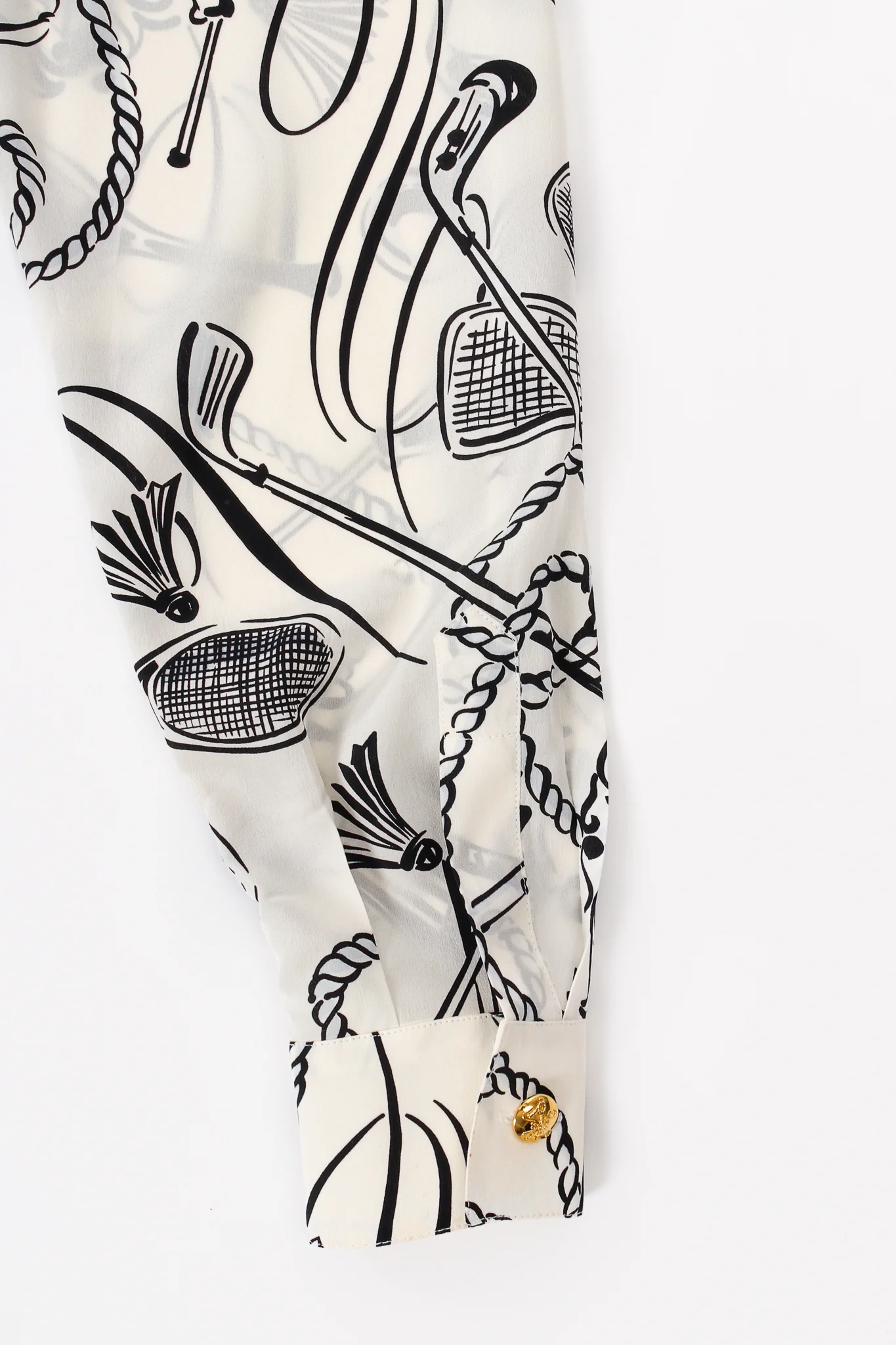 Club Sport Print Silk Shirt - Image 13