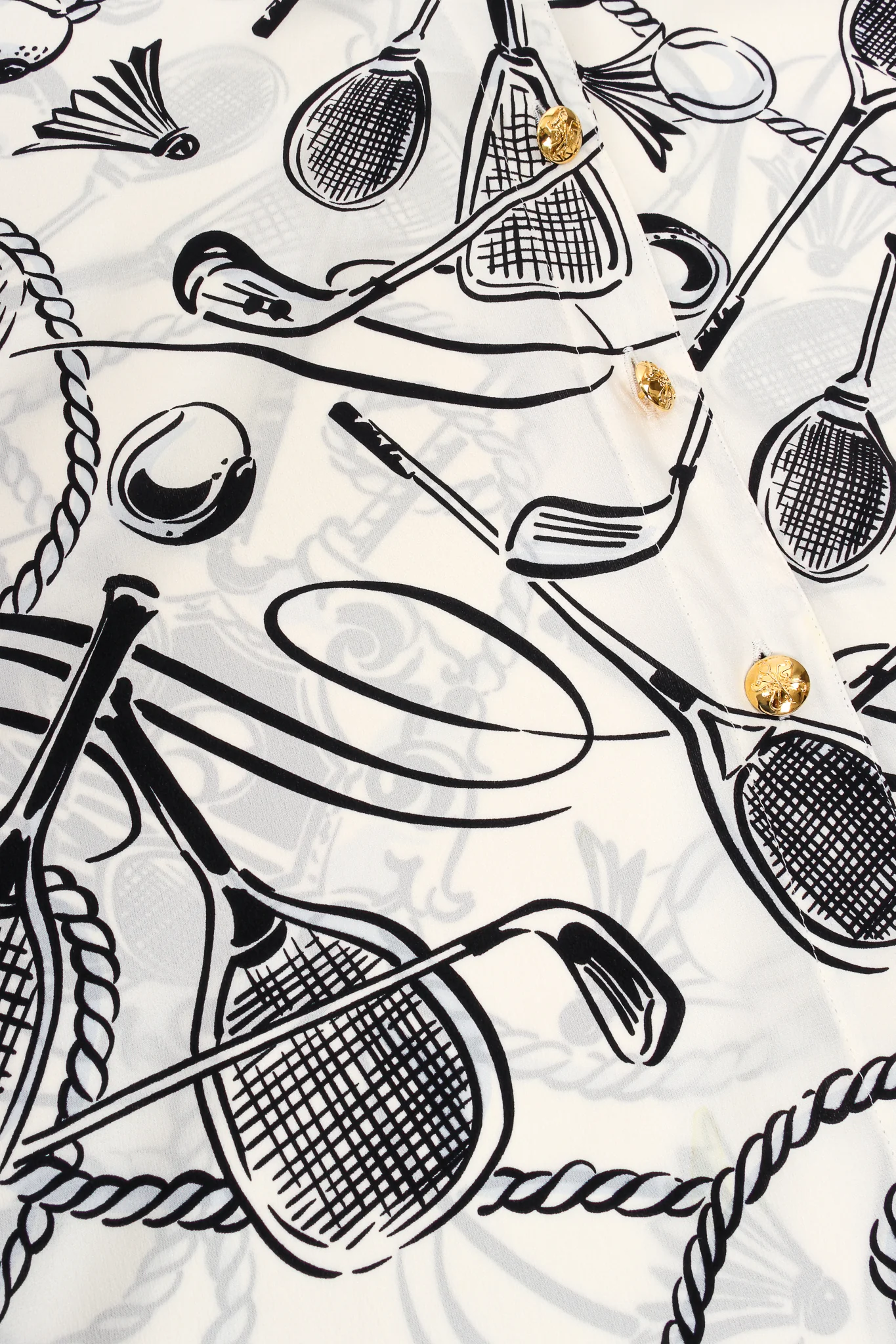 Club Sport Print Silk Shirt - Image 15