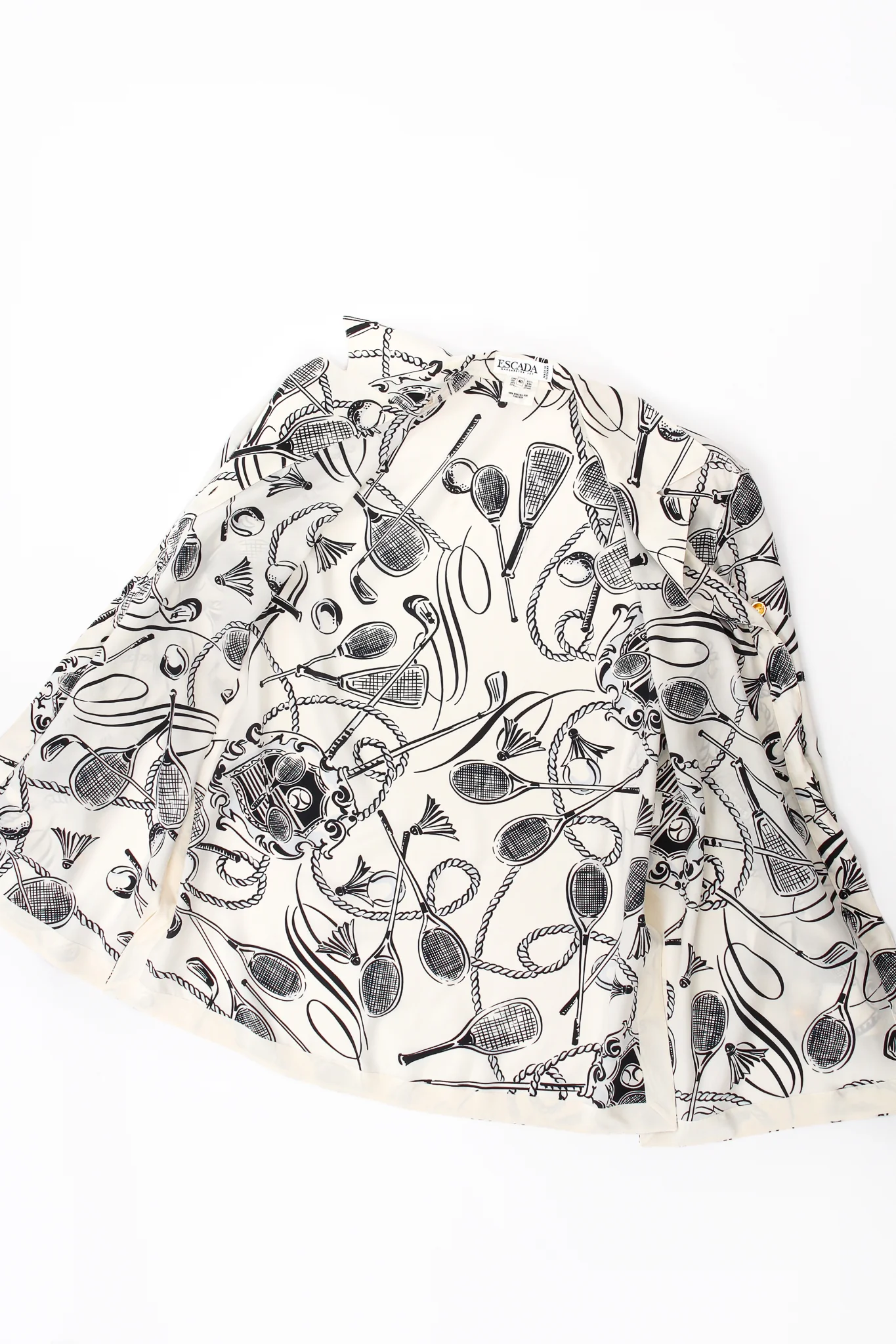 Club Sport Print Silk Shirt - Image 18