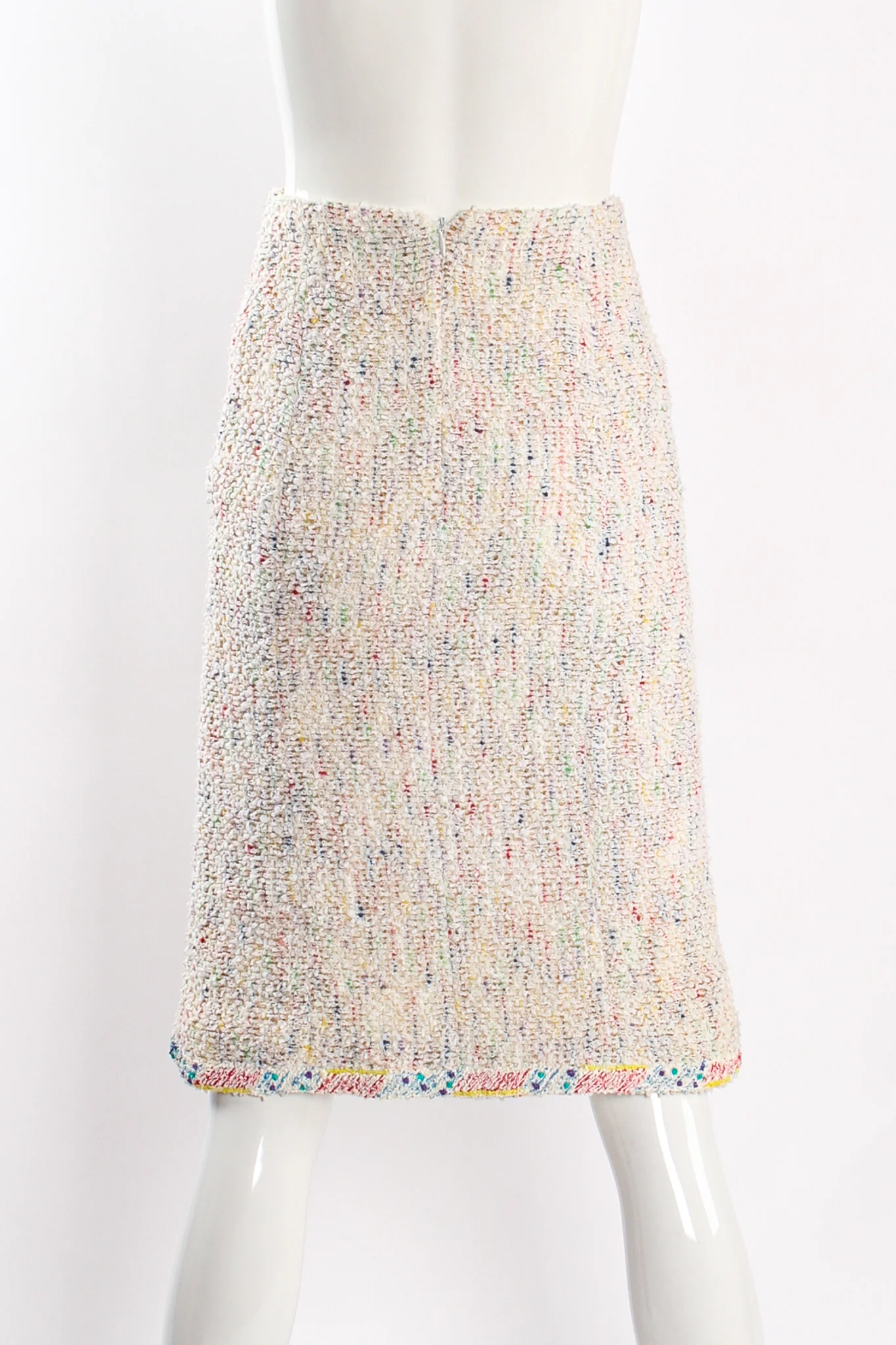 1999 S/S Rainbow Bouclé Jacket & Skirt Set - Image 16