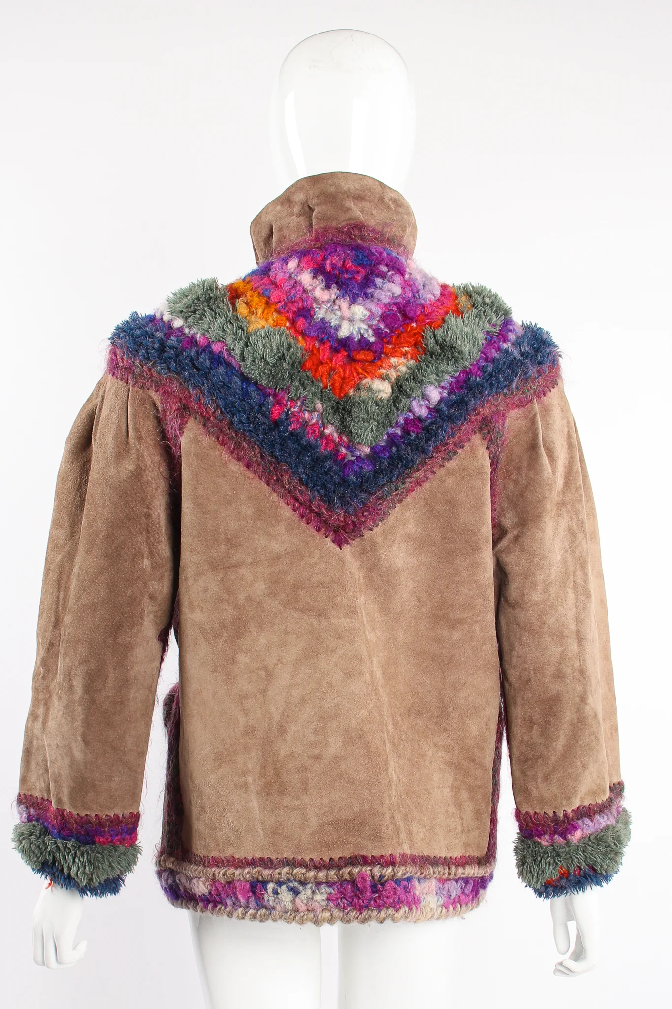 Rainbow Crochet Yoke Jacket - Image 12