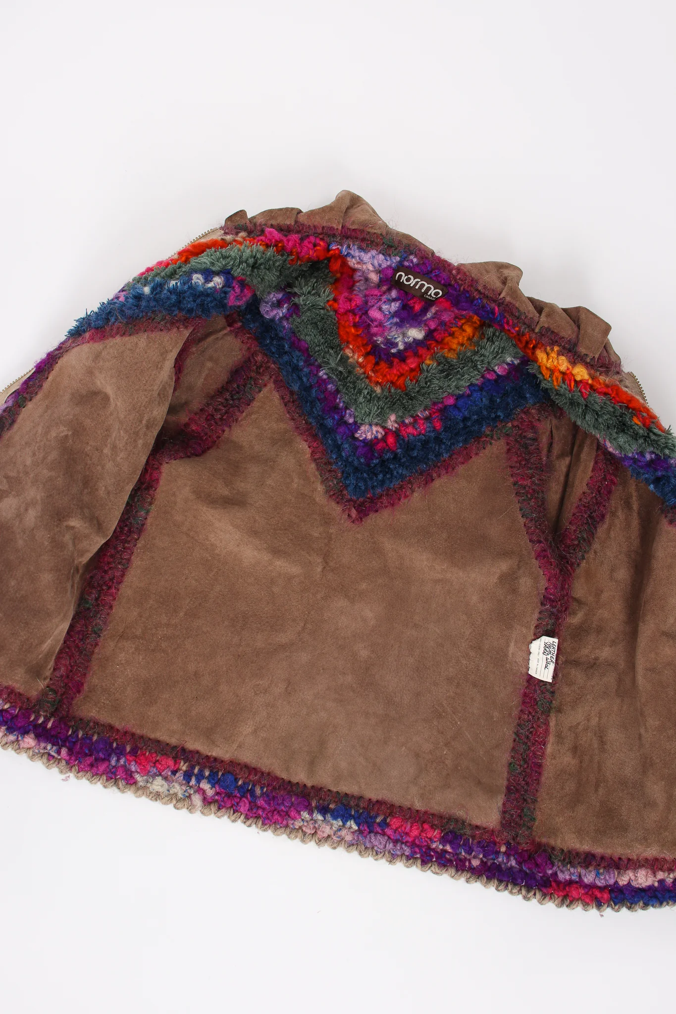 Rainbow Crochet Yoke Jacket - Image 17