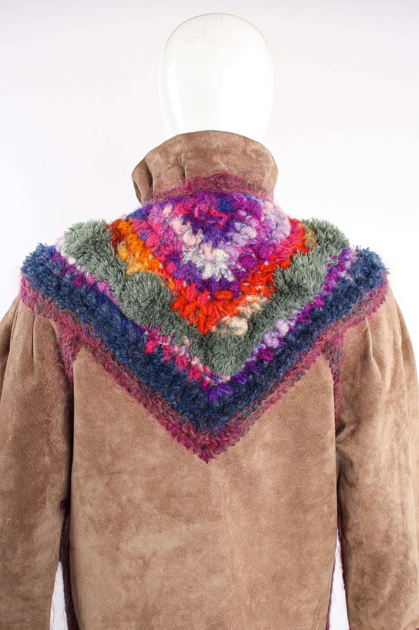 Rainbow Crochet Yoke Jacket - Image 8