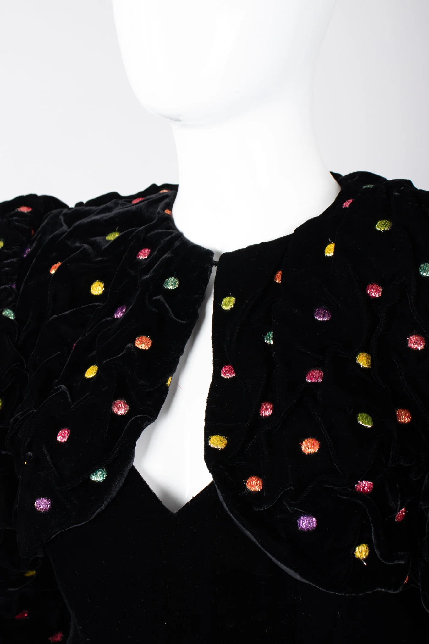 Rainbow Dot Bubble Dress & Jacket Set - Image 10